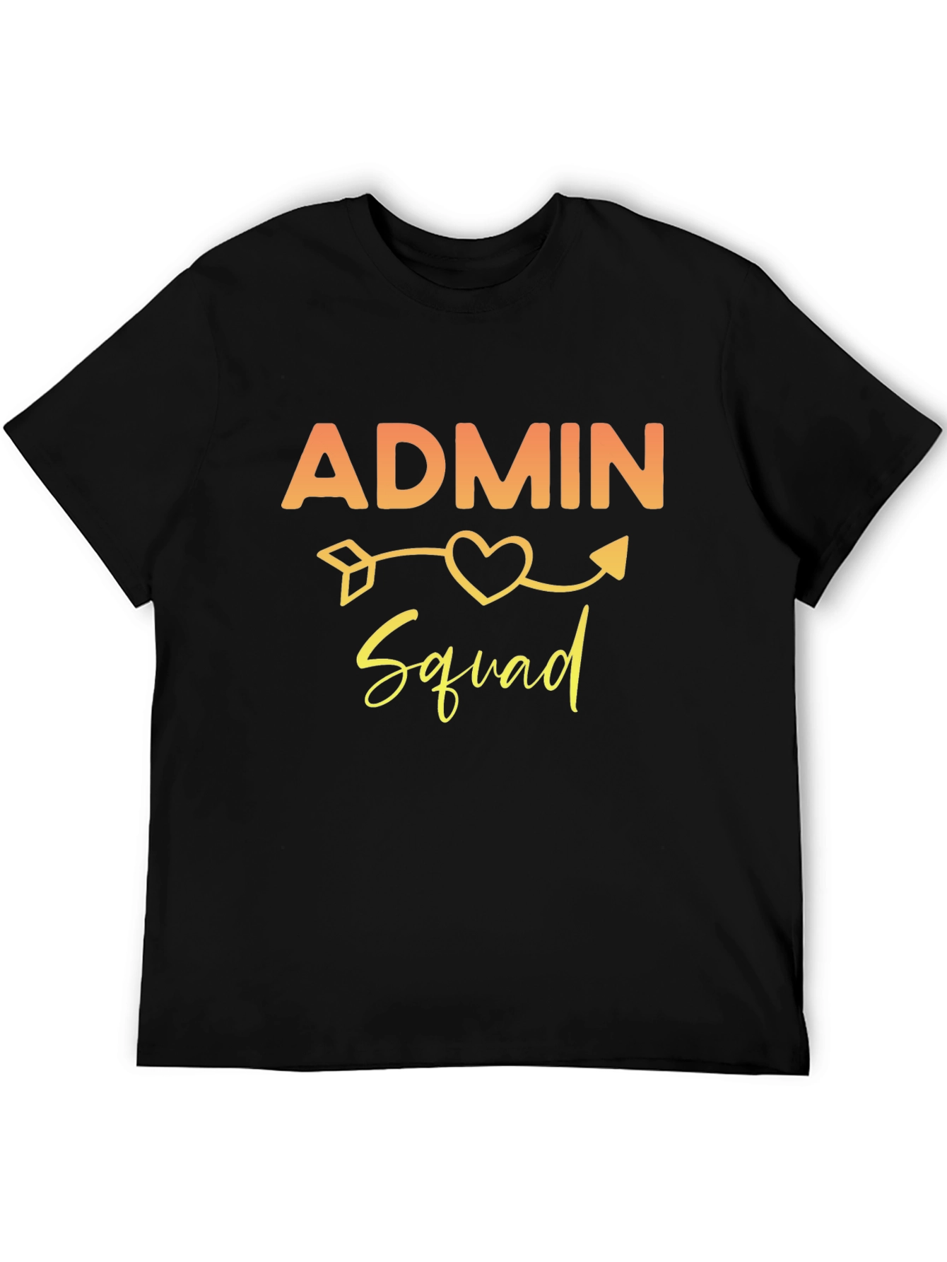 Admin Squad Tee - Heart Arrow Graphic T-Shirt