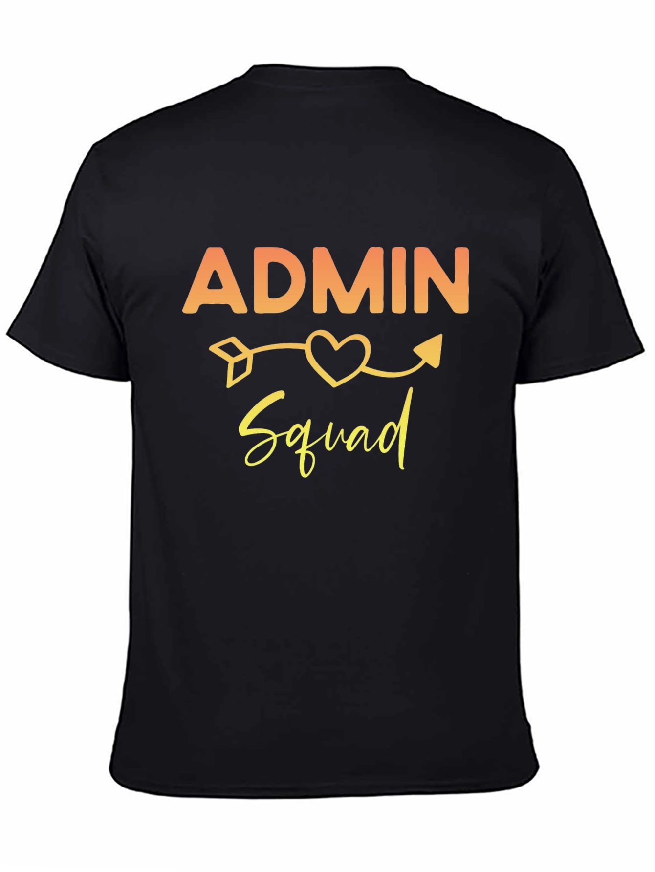 Admin Squad Tee - Heart Arrow Graphic T-Shirt