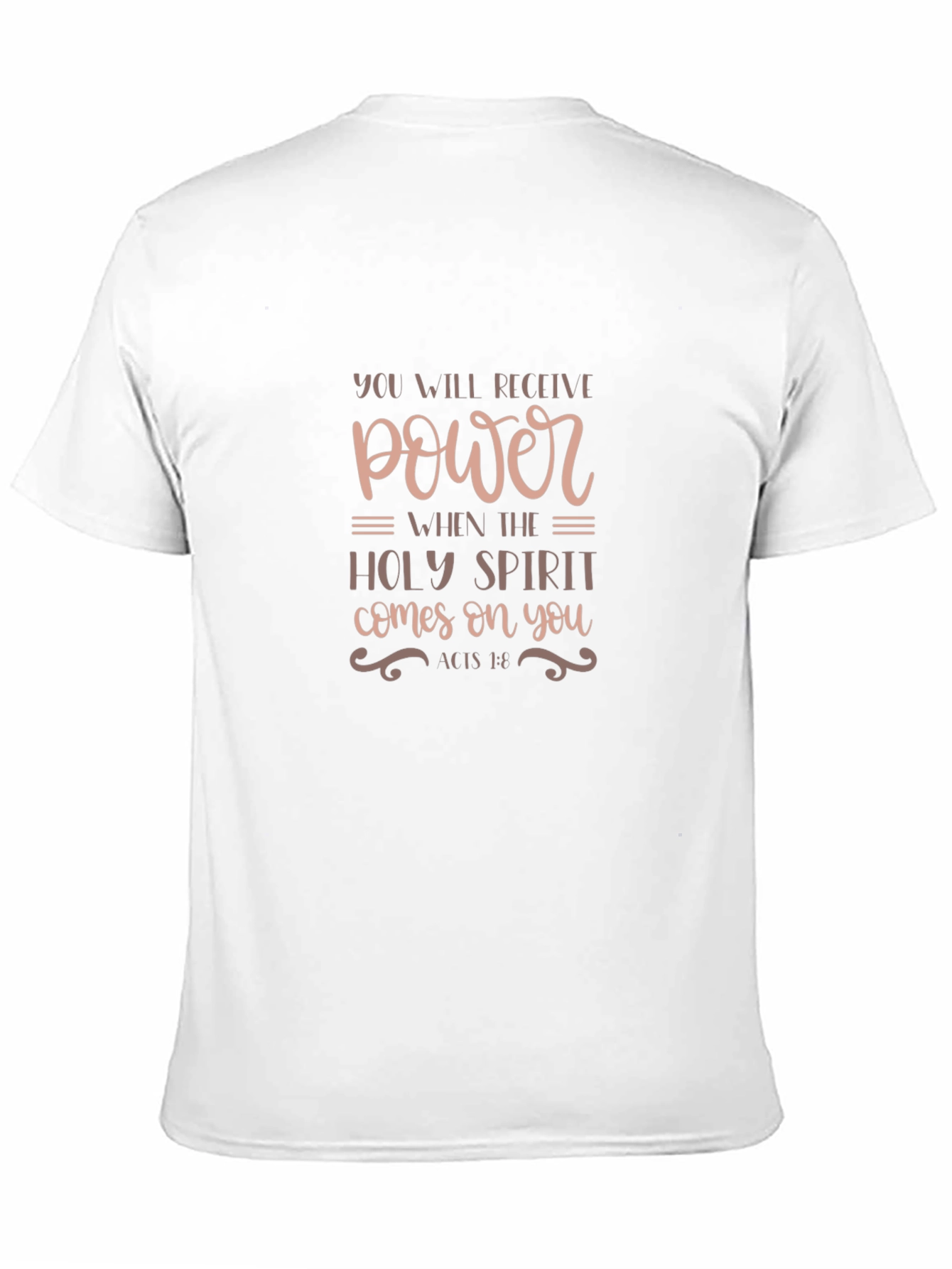 Power Holy Spirit T-Shirt Christian Verse
