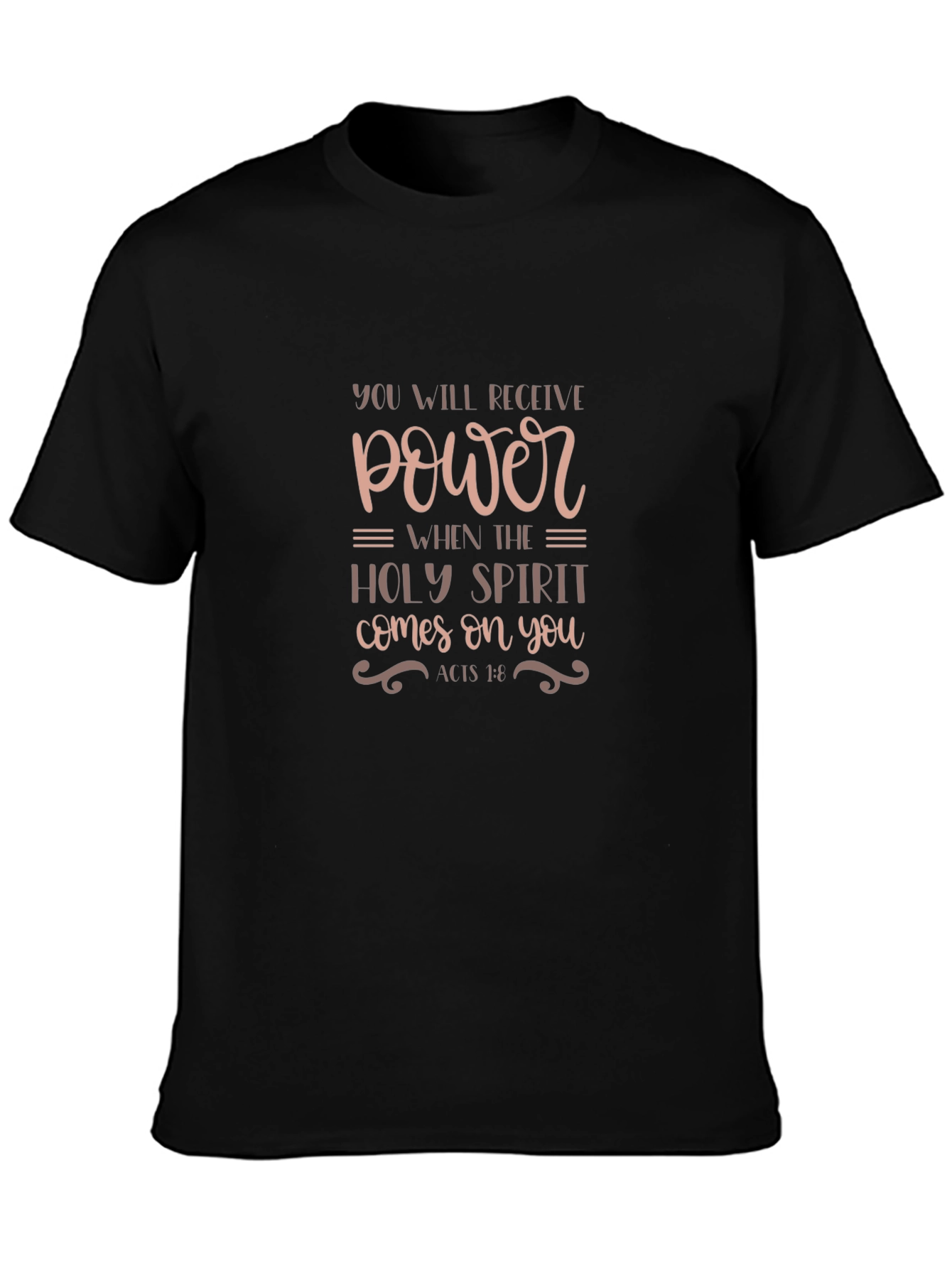 Power Holy Spirit T-Shirt Christian Verse
