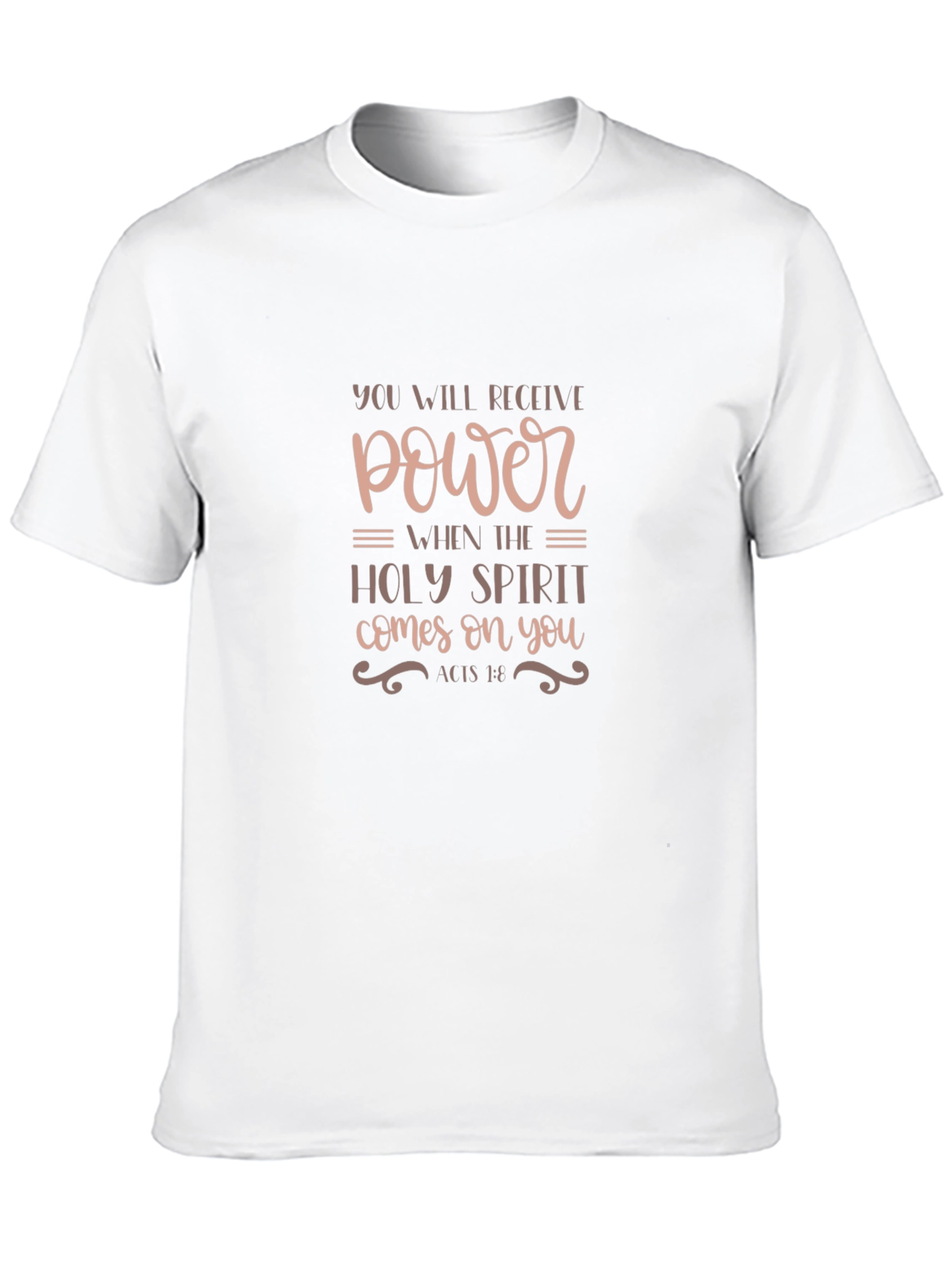 Power Holy Spirit T-Shirt Christian Verse