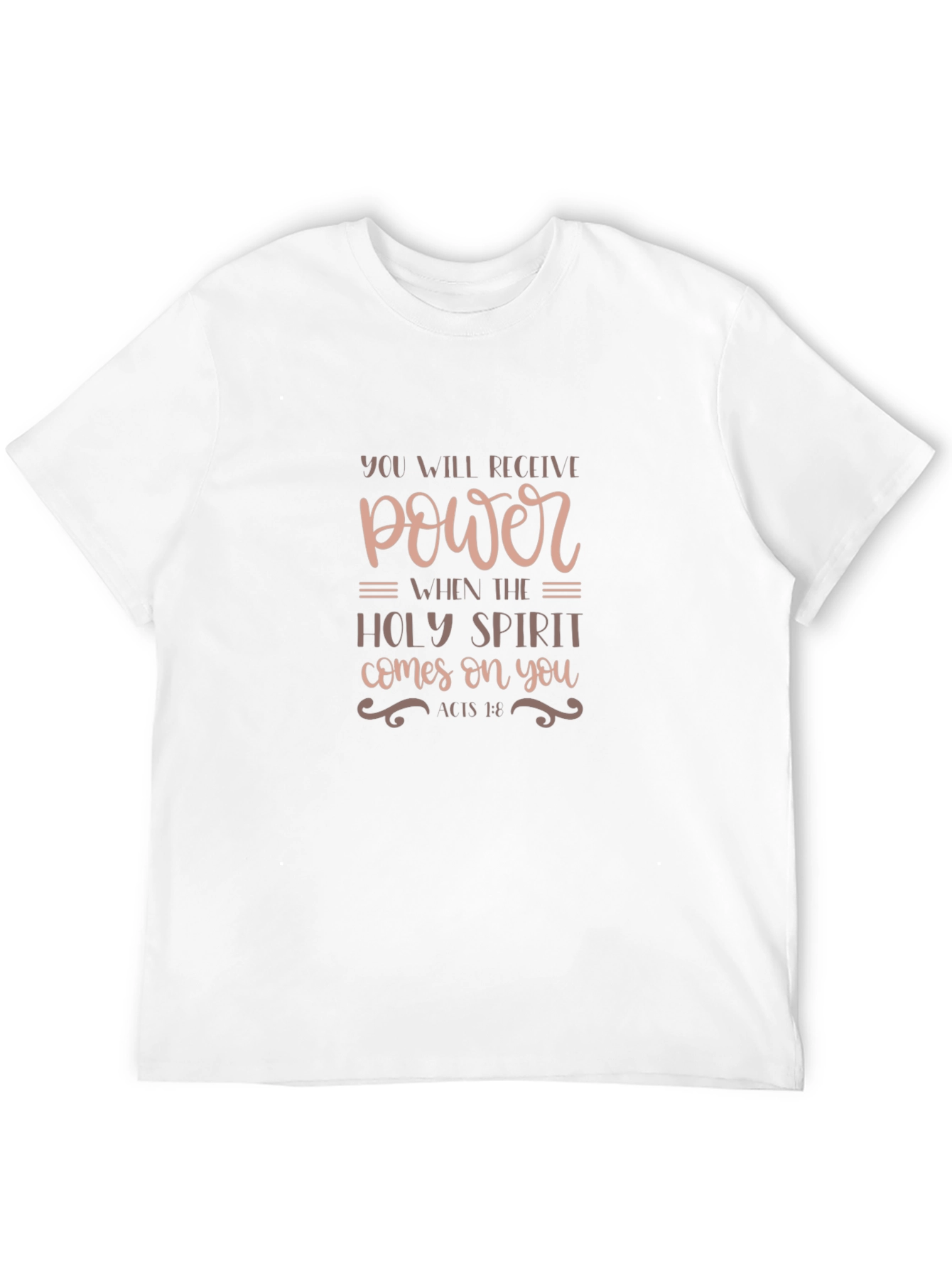 Power Holy Spirit T-Shirt Christian Verse
