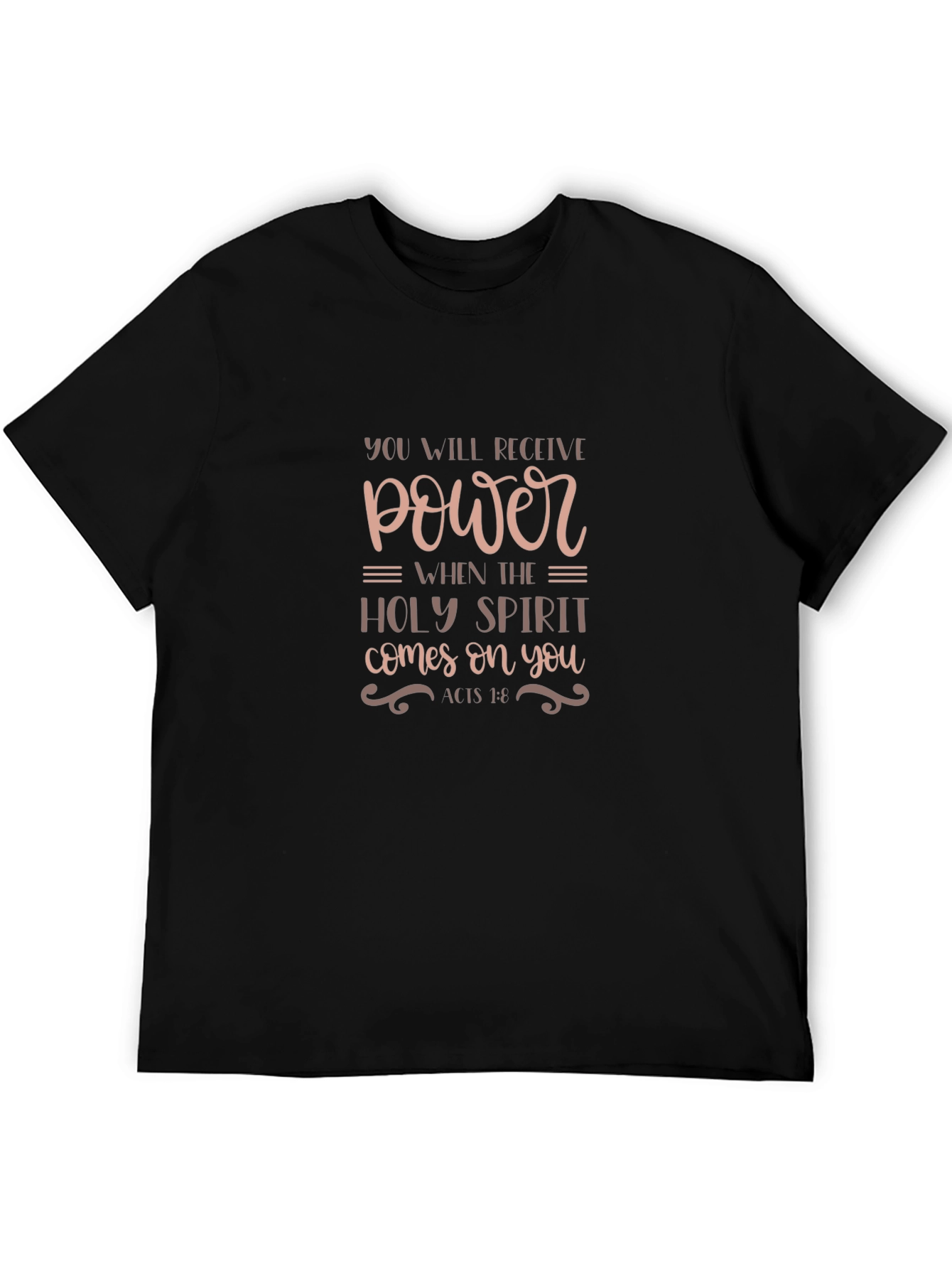 Power Holy Spirit T-Shirt Christian Verse
