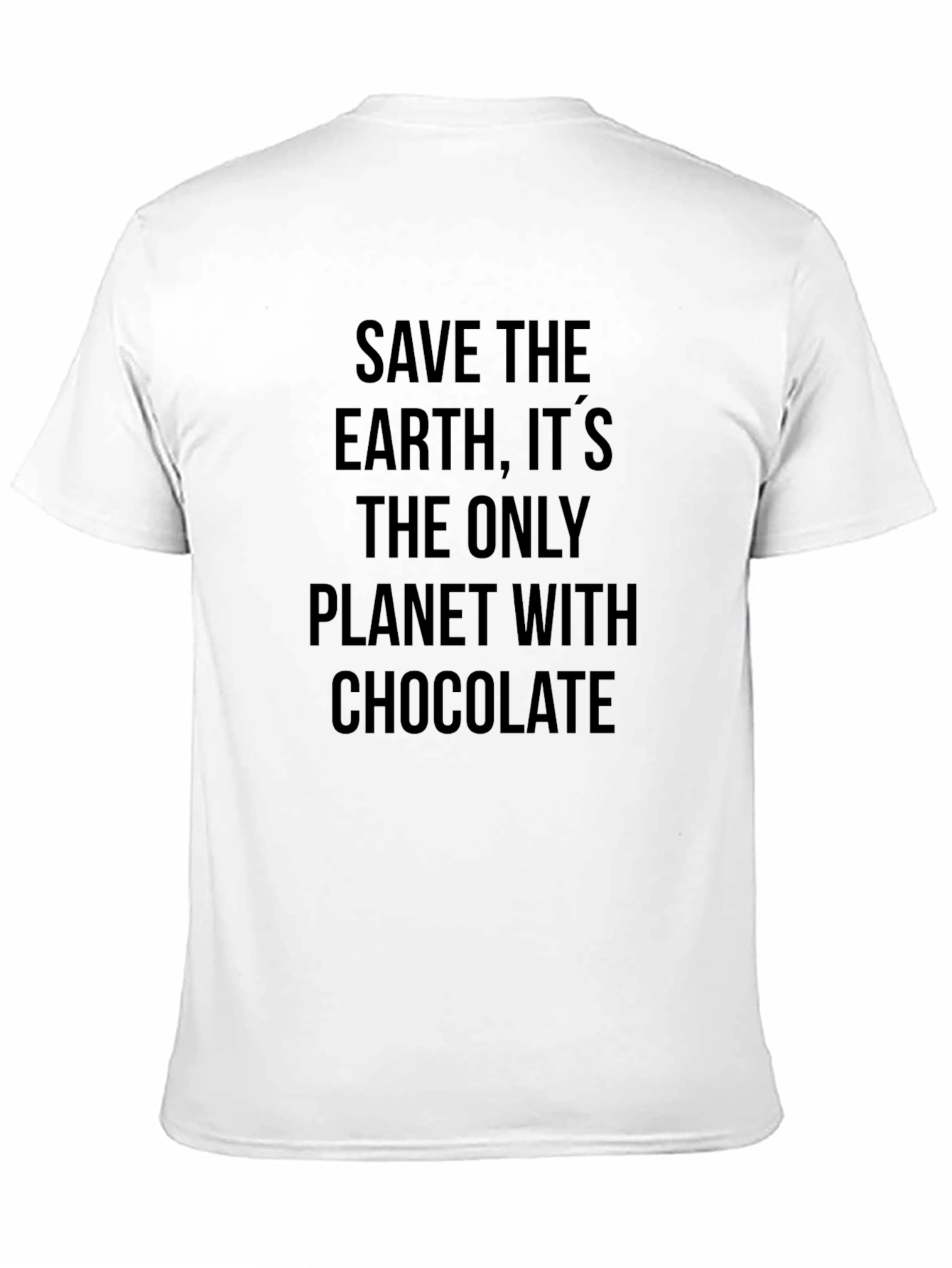 Save Earth Chocolate T-Shirt - Funny Eco Tee
