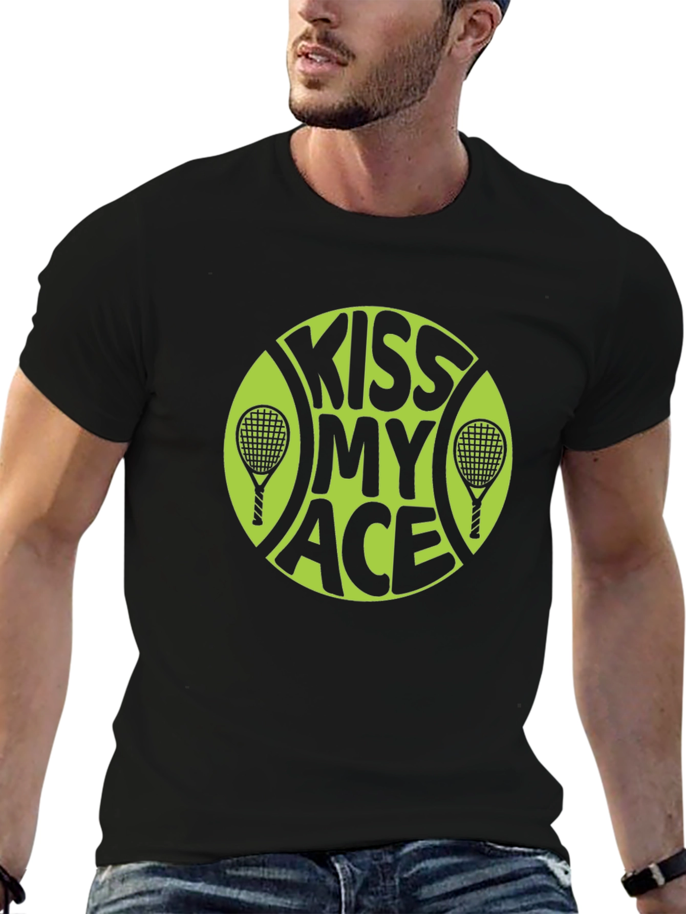 Kiss My Ace Tennis Graphic T-Shirt