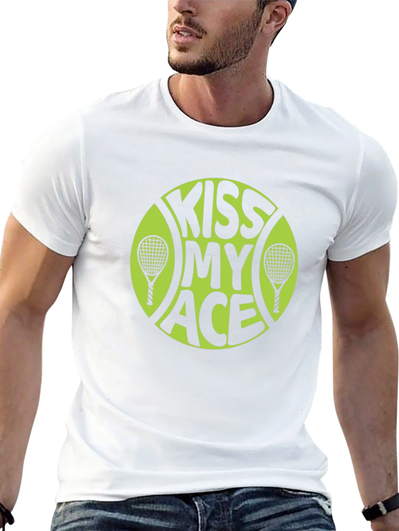 Kiss My Ace Tennis Graphic T-Shirt