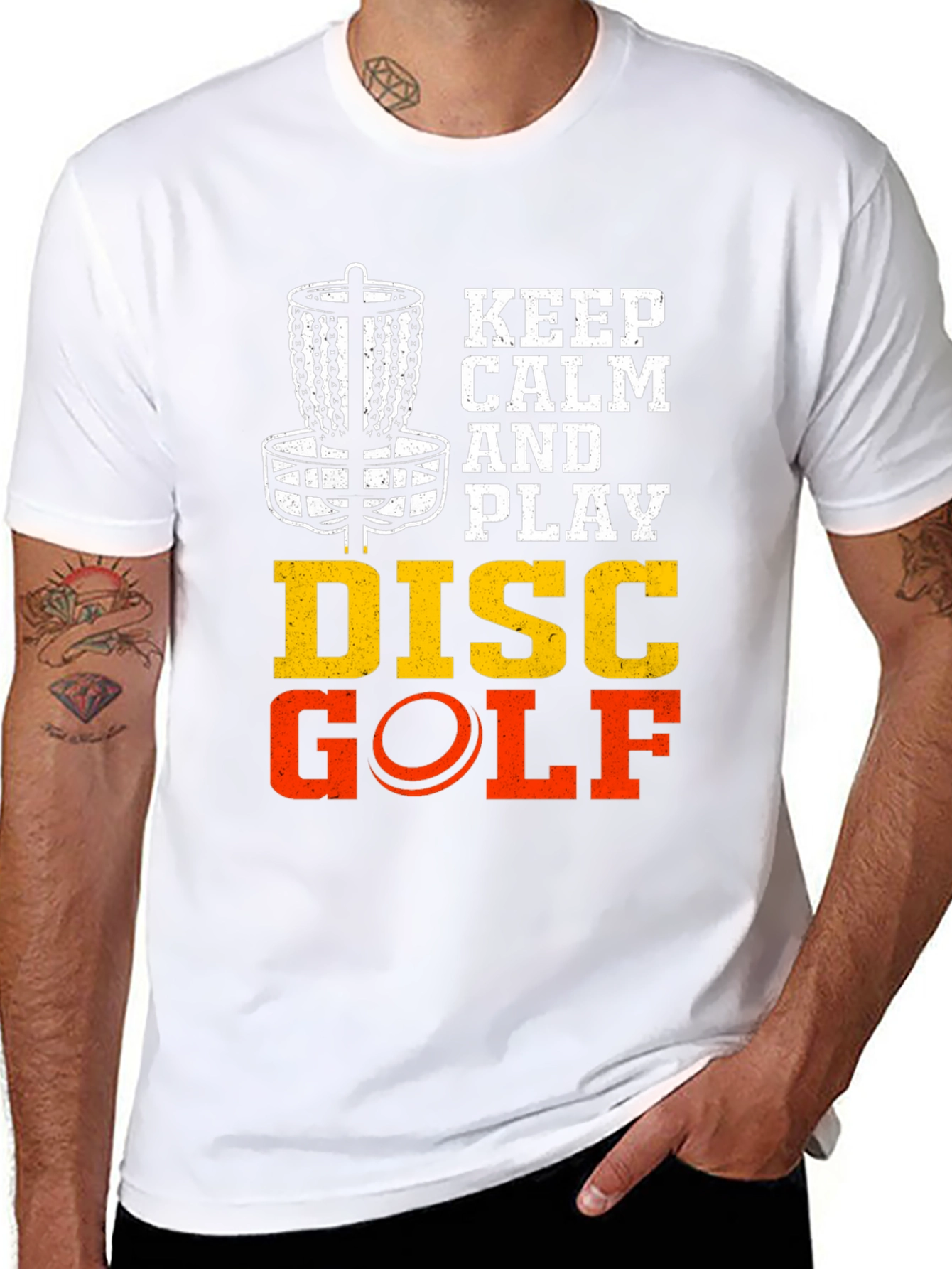 Keep Calm & Play Disc Golf T-Shirt