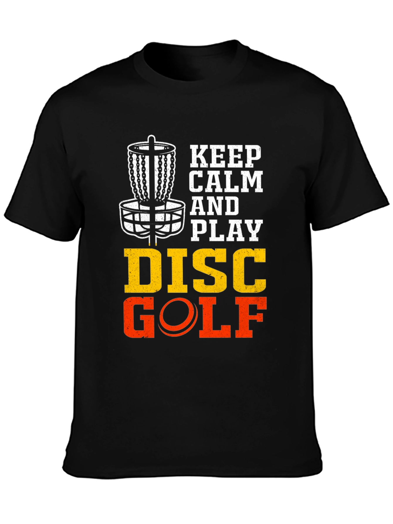 Keep Calm & Play Disc Golf T-Shirt
