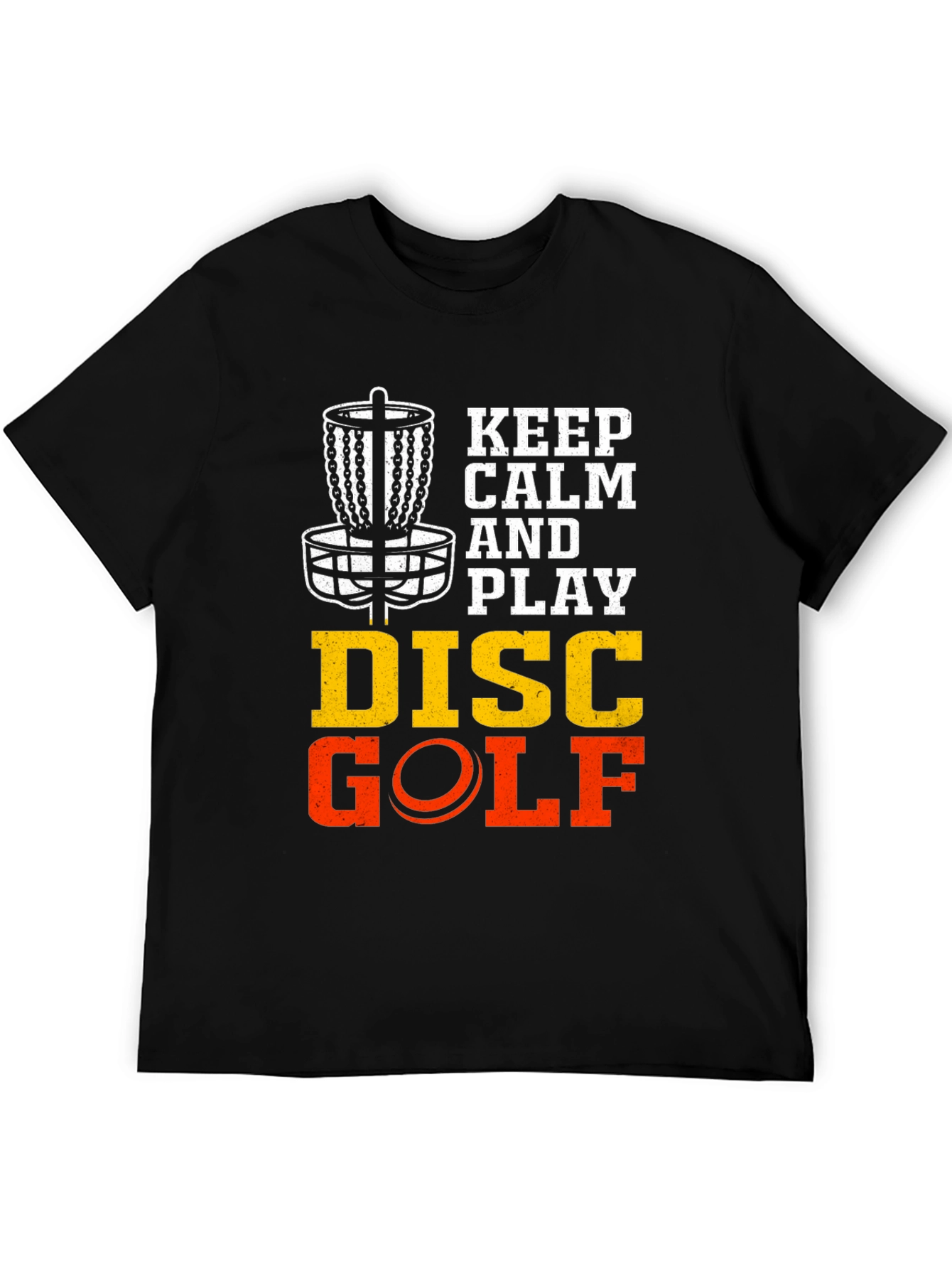 Keep Calm & Play Disc Golf T-Shirt
