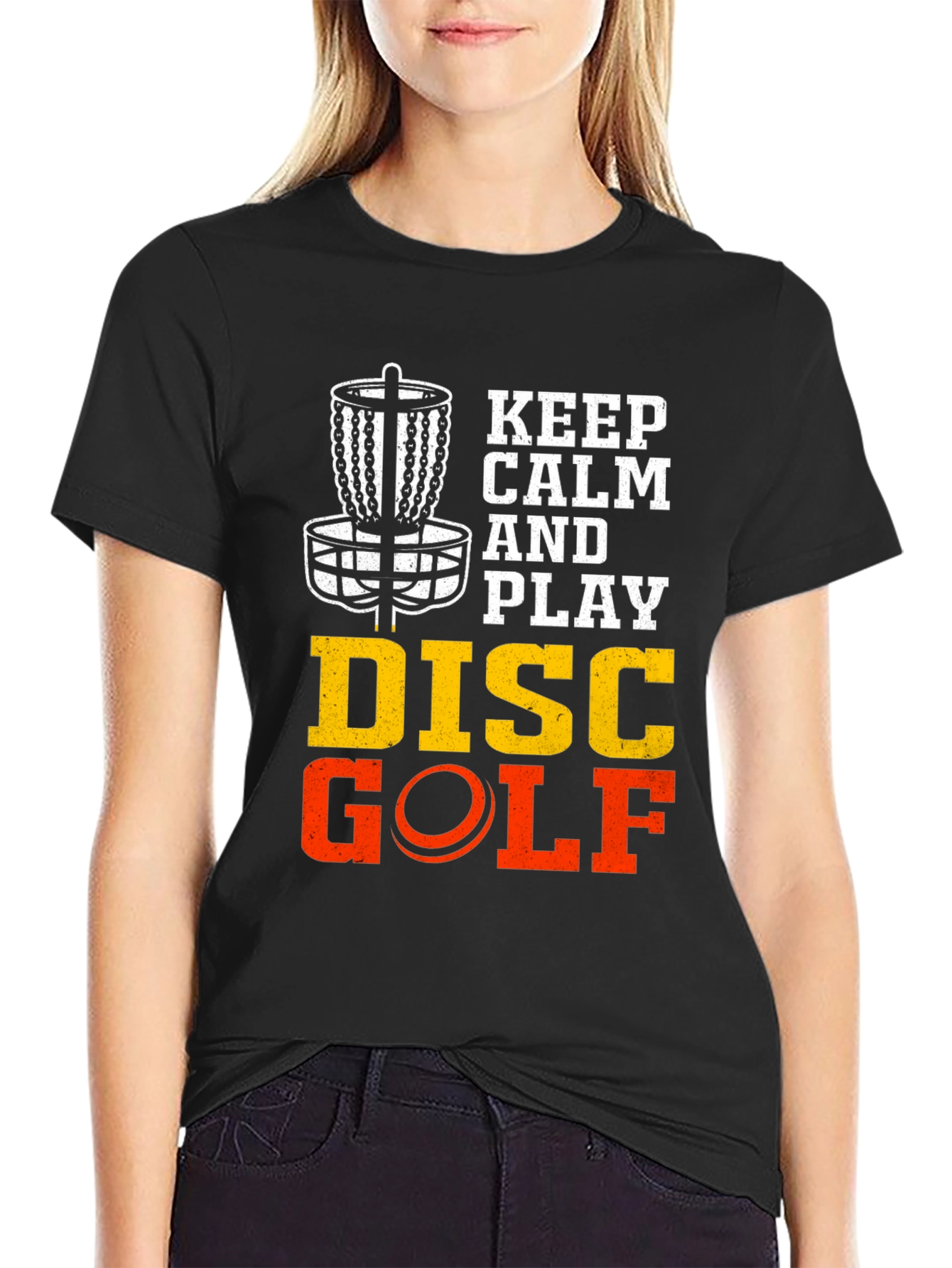 Keep Calm & Play Disc Golf T-Shirt