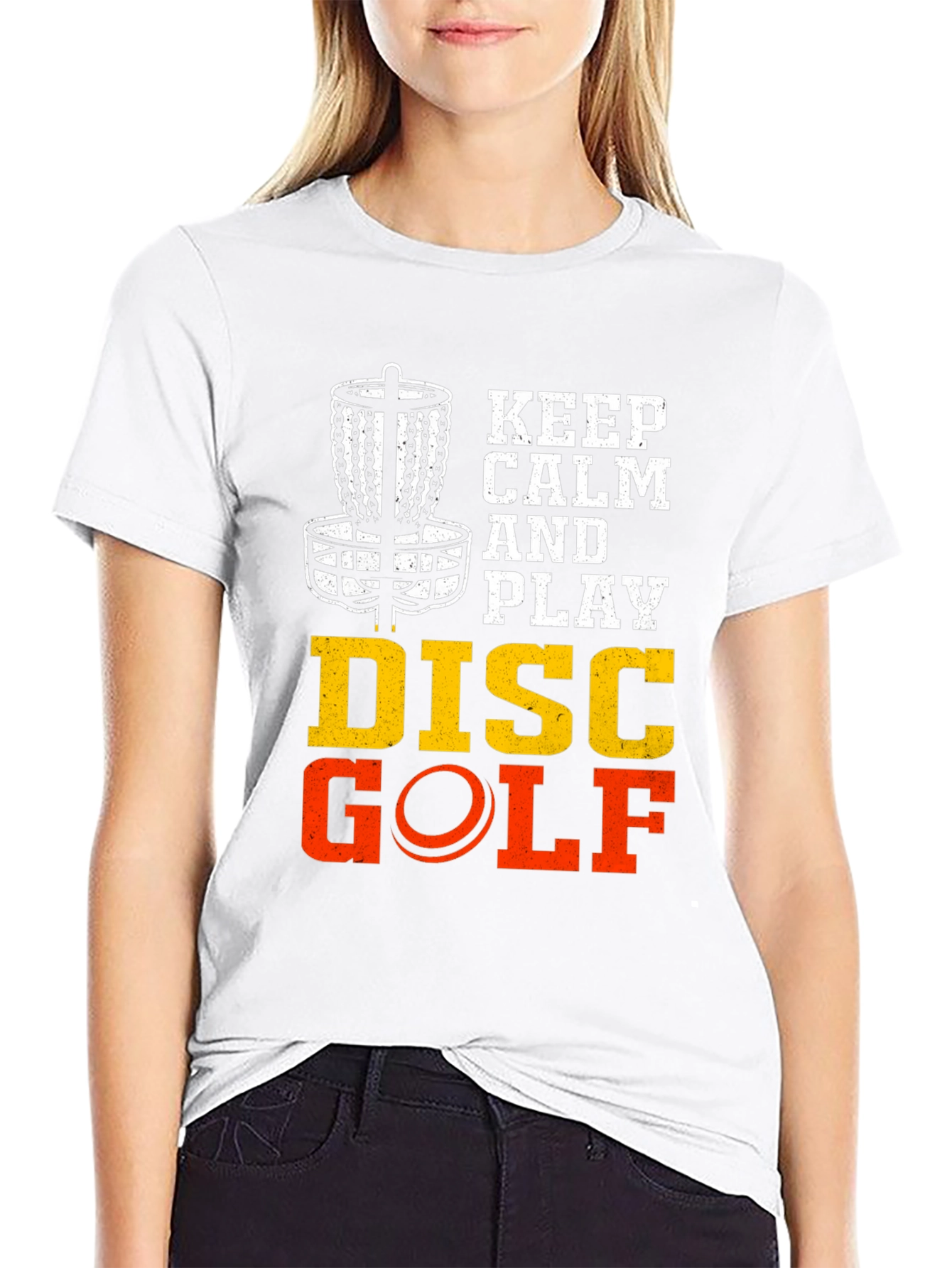 Keep Calm & Play Disc Golf T-Shirt