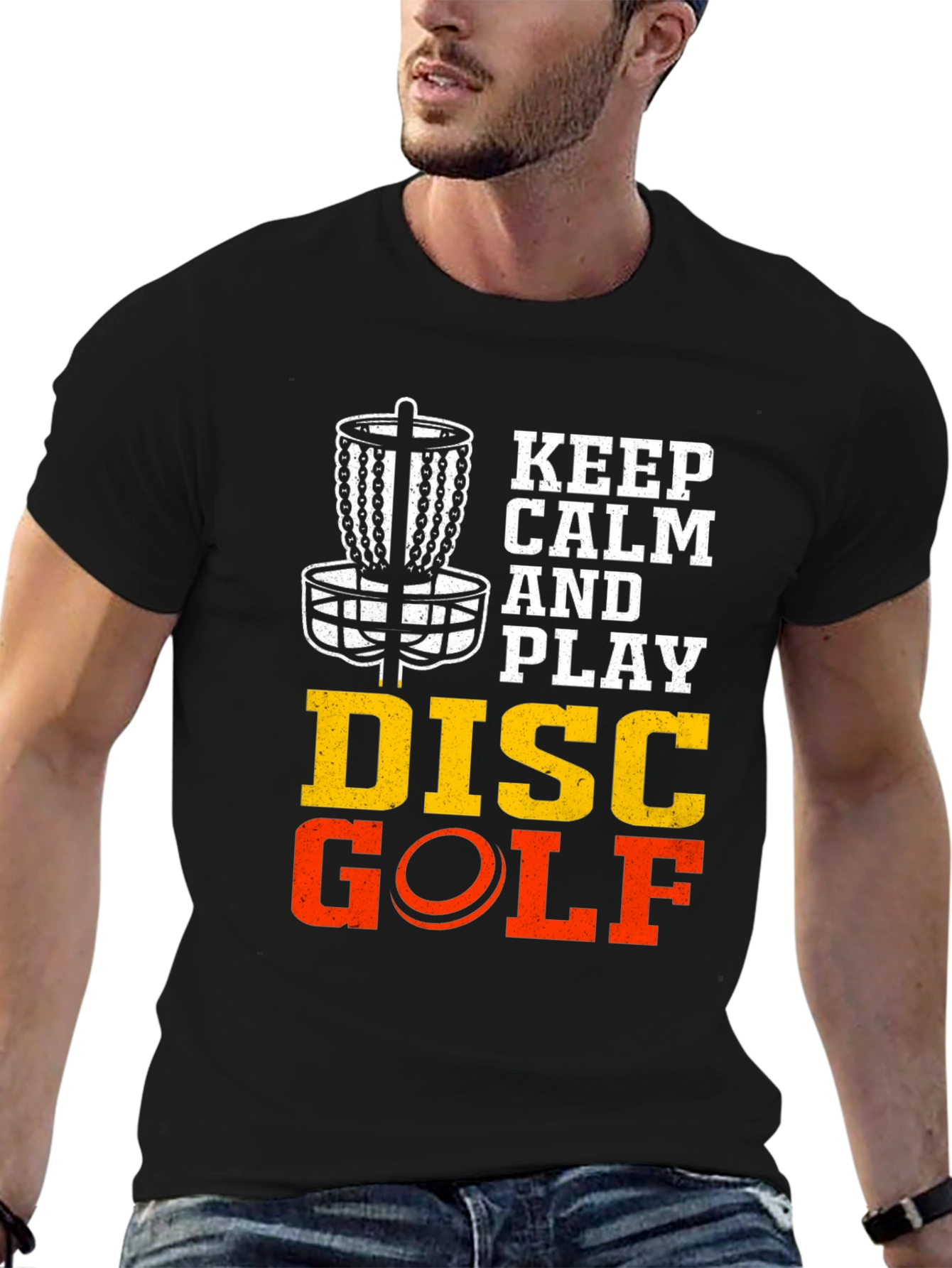 Keep Calm & Play Disc Golf T-Shirt