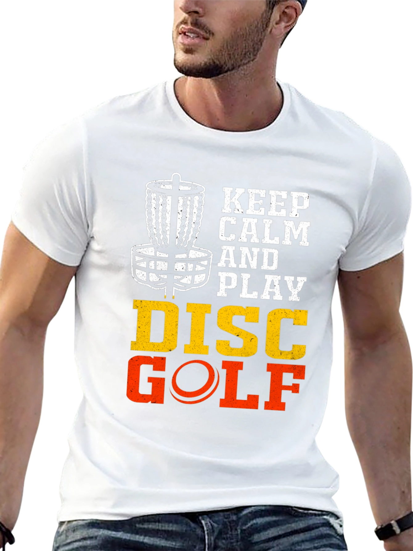 Keep Calm & Play Disc Golf T-Shirt