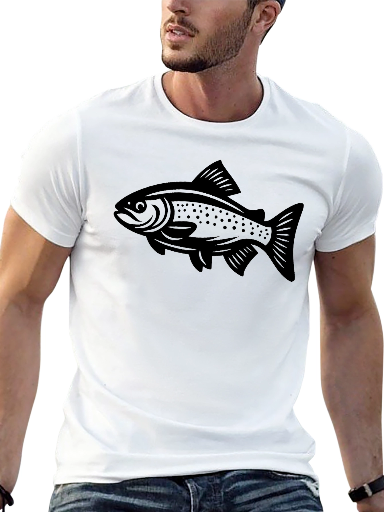 Black Fish Graphic Tee - Angler Style