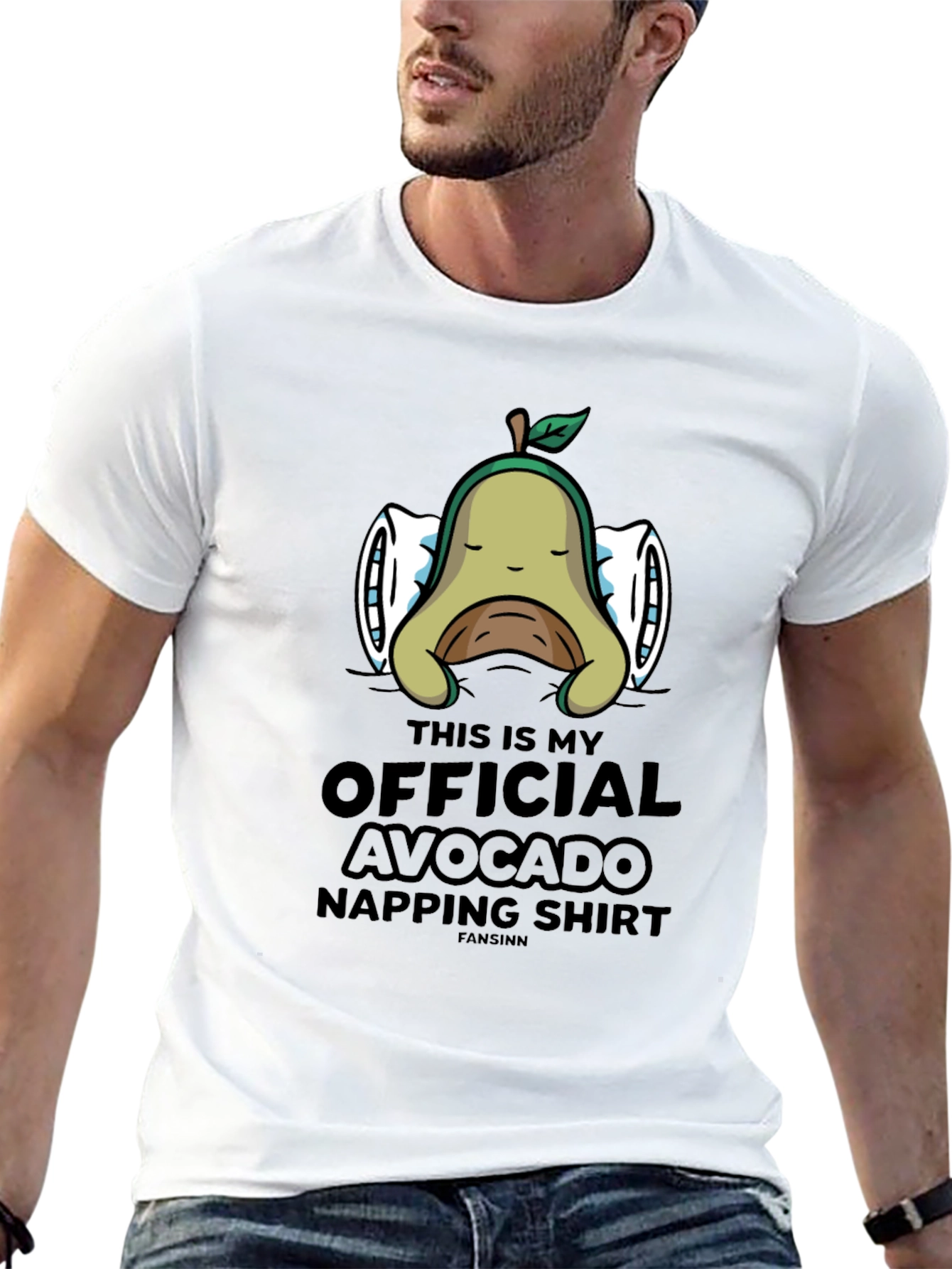 Avocado Napping Shirt - Funny Sleep Tee