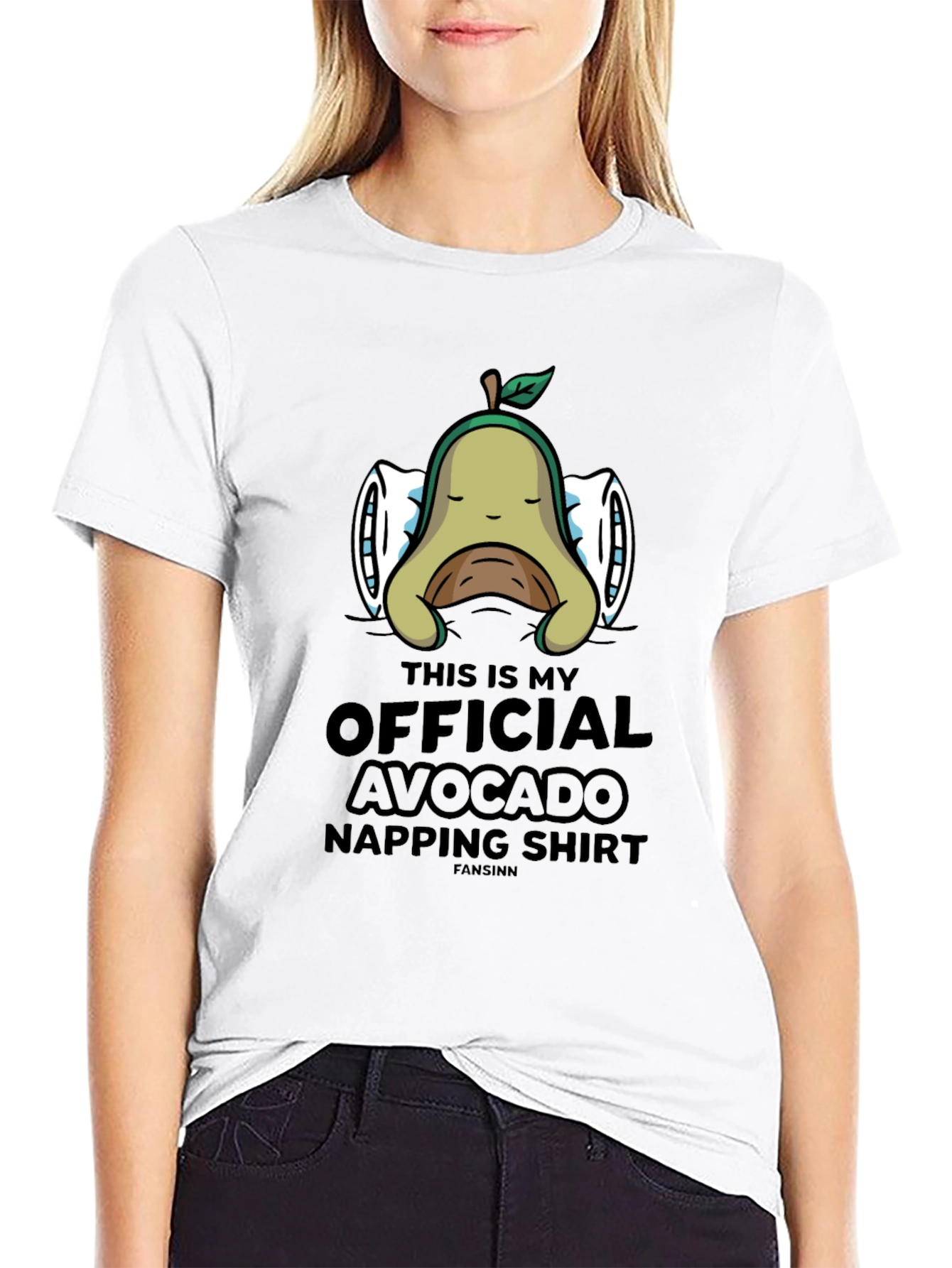 Avocado Napping Shirt - Funny Sleep Tee