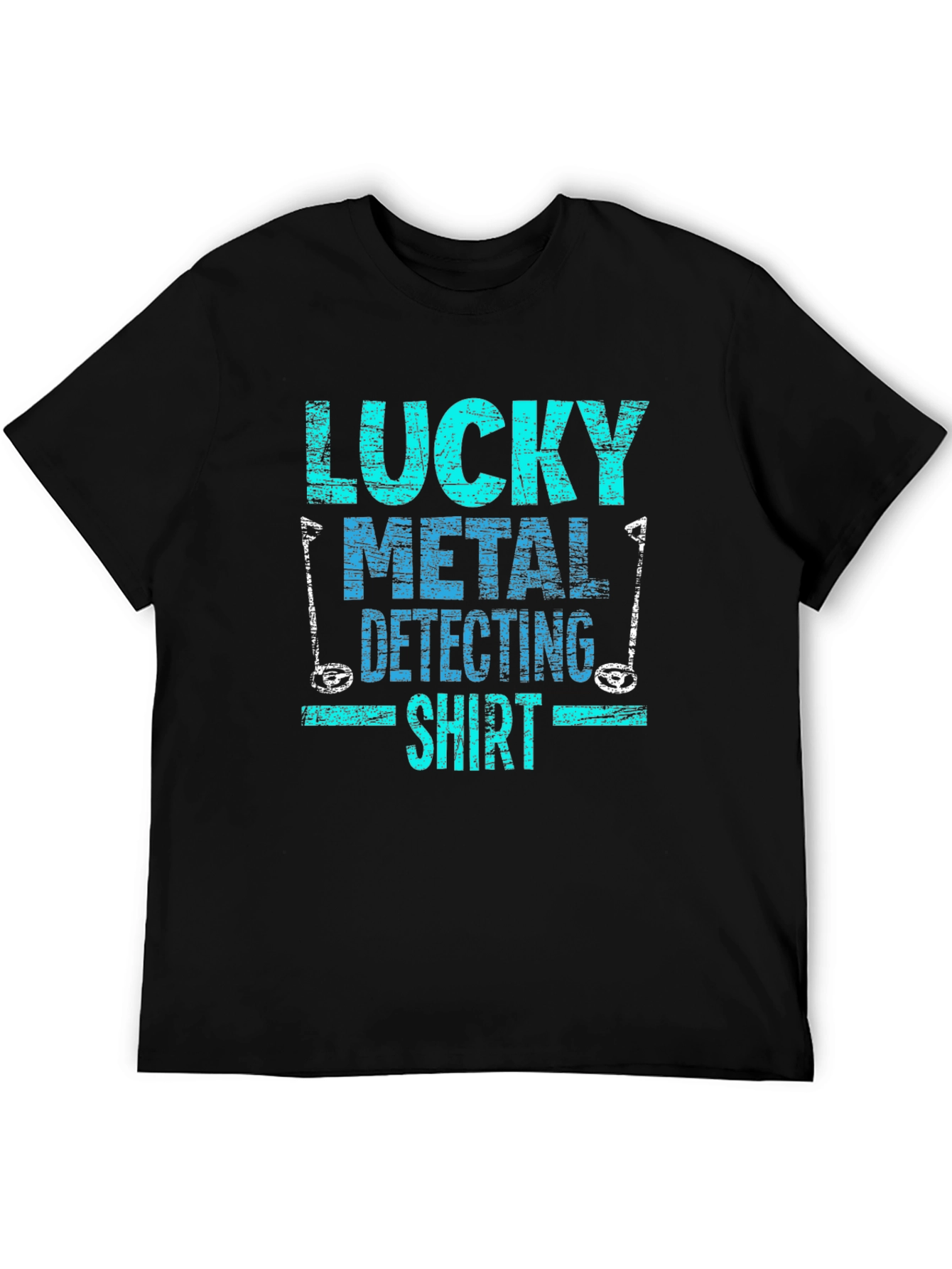 Lucky Metal Detecting Shirt - Black Tee