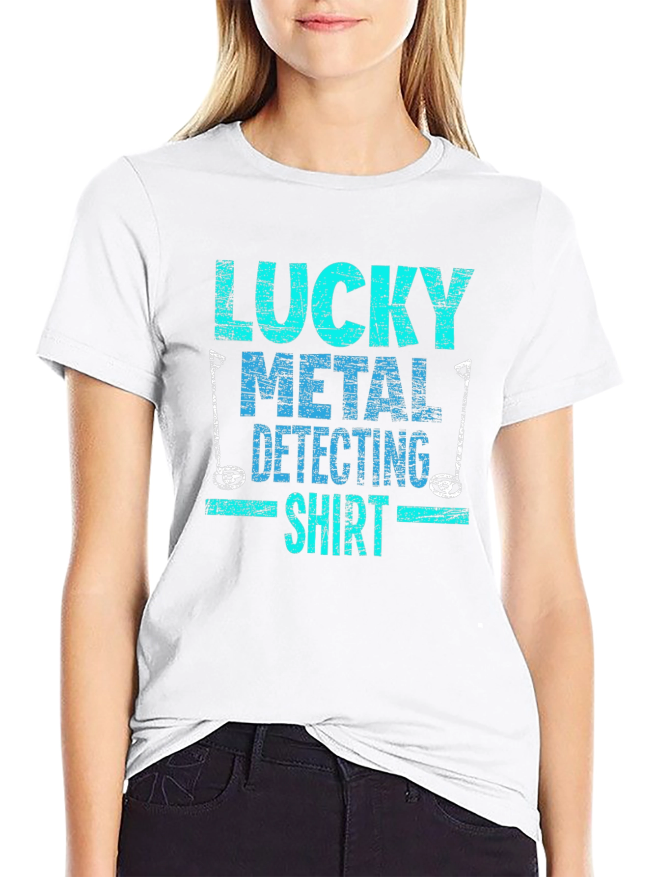 Lucky Metal Detecting Shirt - Black Tee