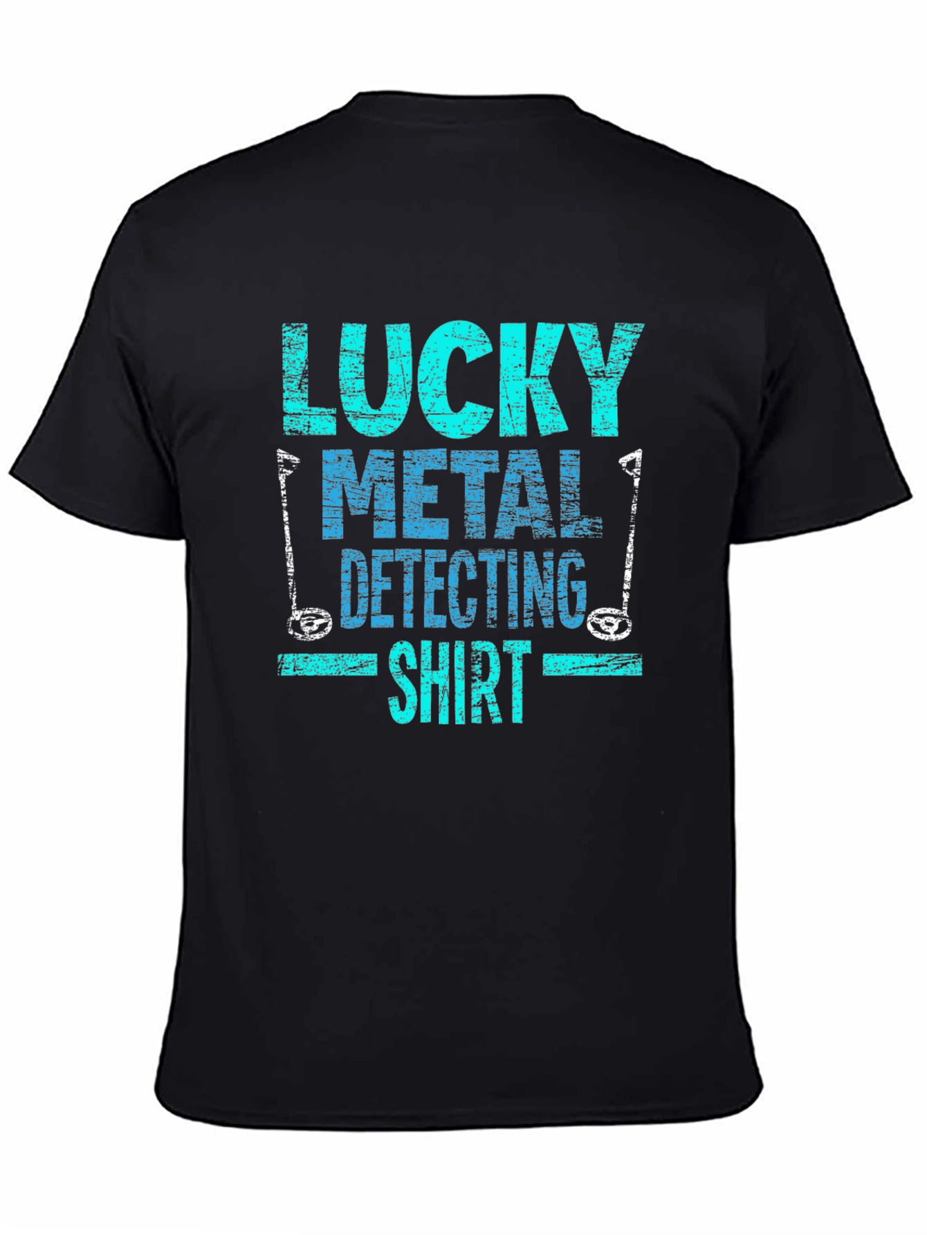 Lucky Metal Detecting Shirt - Black Tee