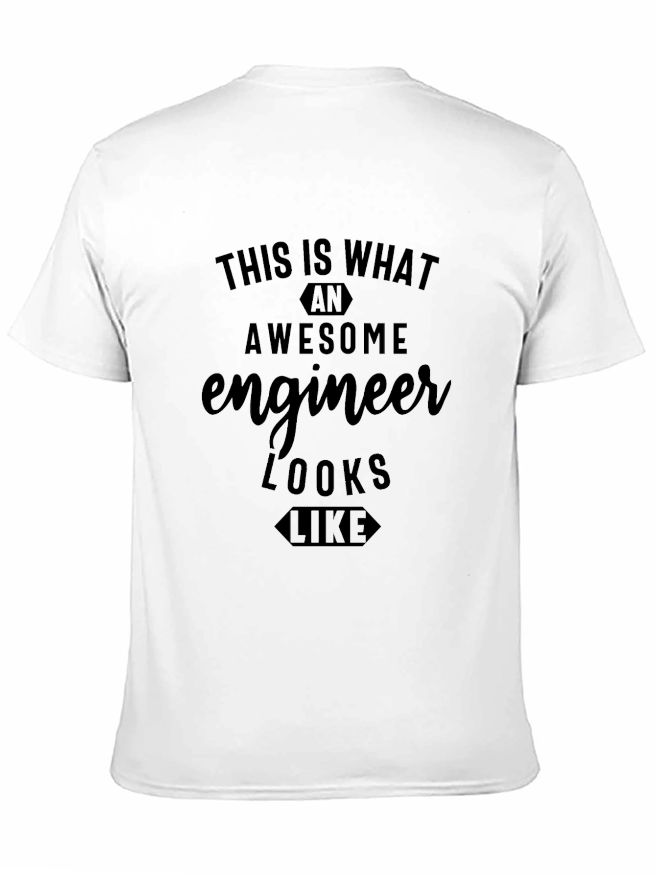 Awesome Engineer Black T-Shirt