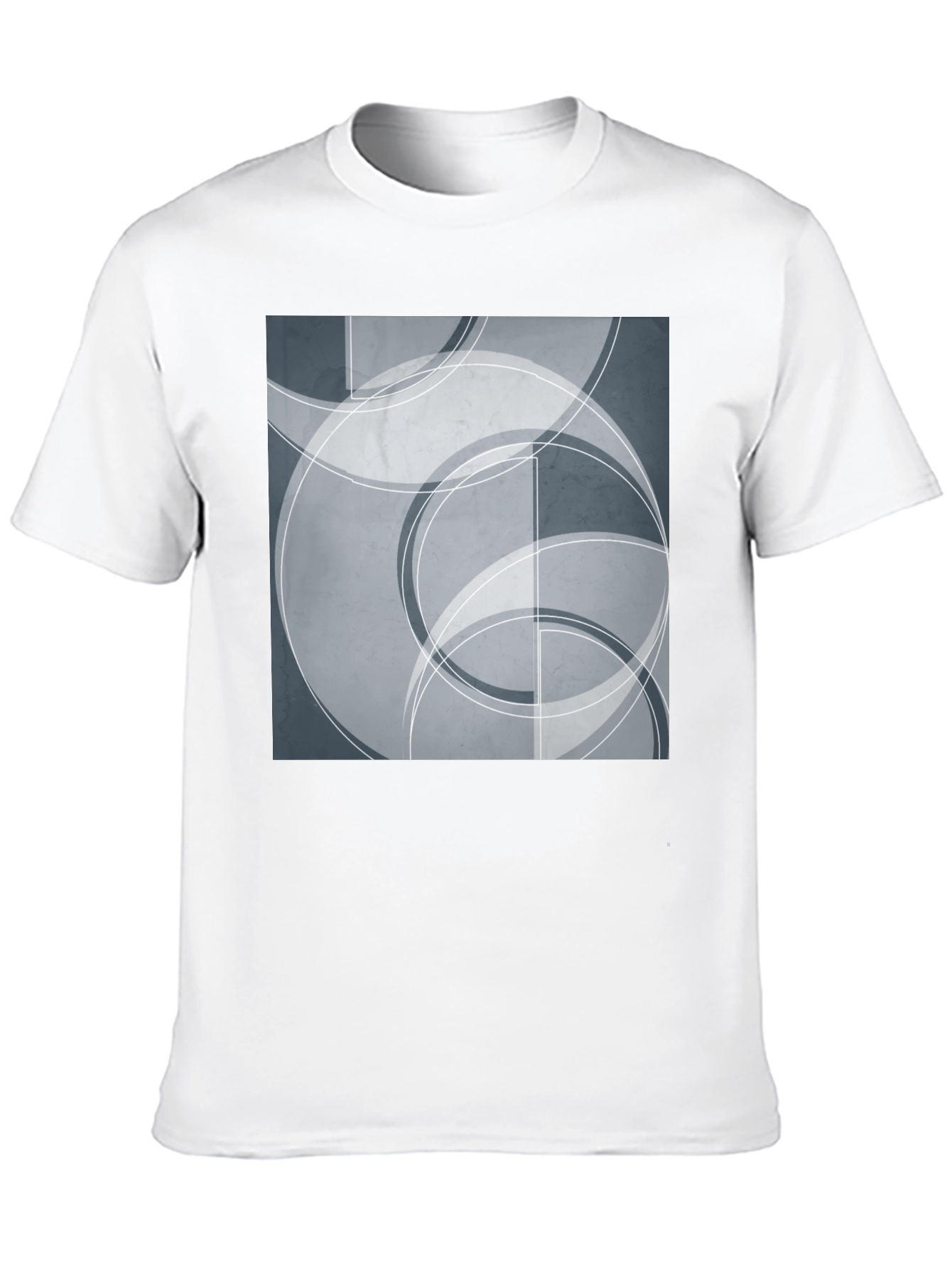 Abstract Circles Graphic T-Shirt - Modern Art Tee