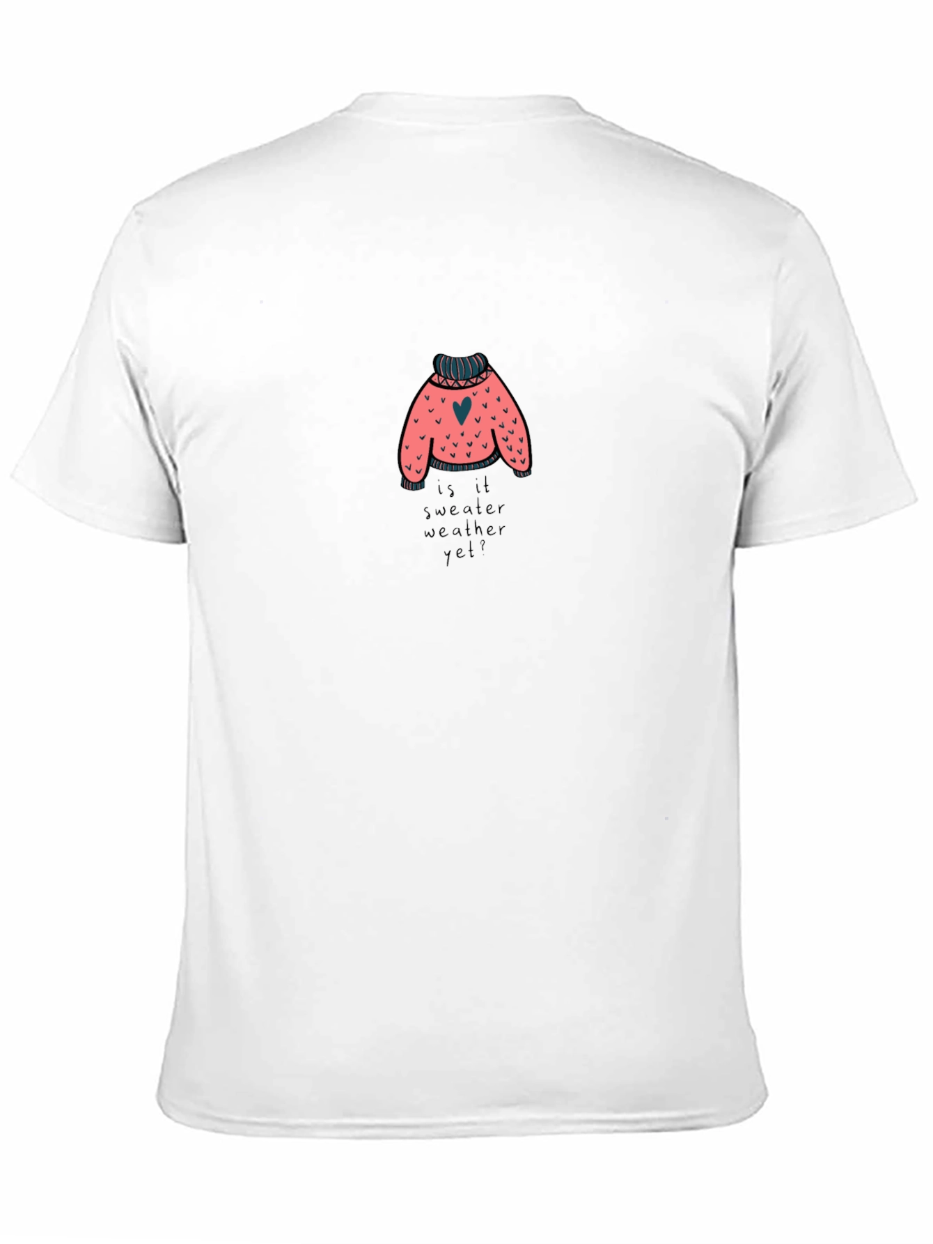 Sweater Weather Graphic T-Shirt - Black