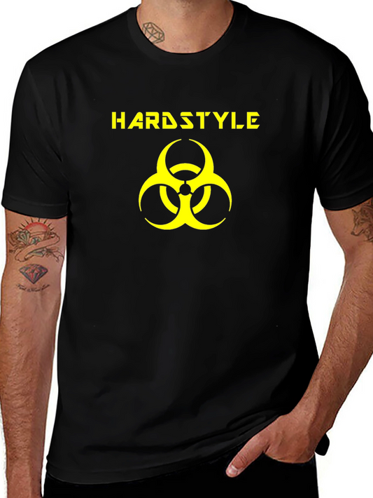 Hardstyle Biohazard Graphic T-Shirt - Black