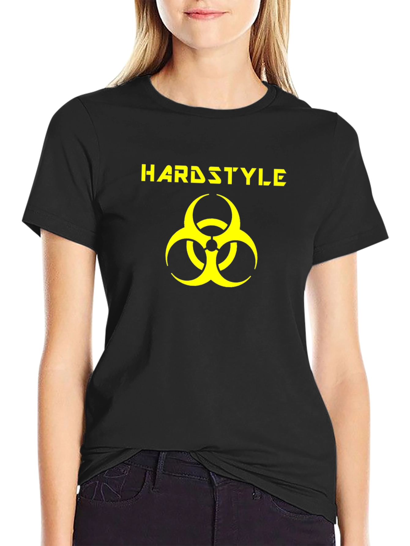 Hardstyle Biohazard Graphic T-Shirt - Black