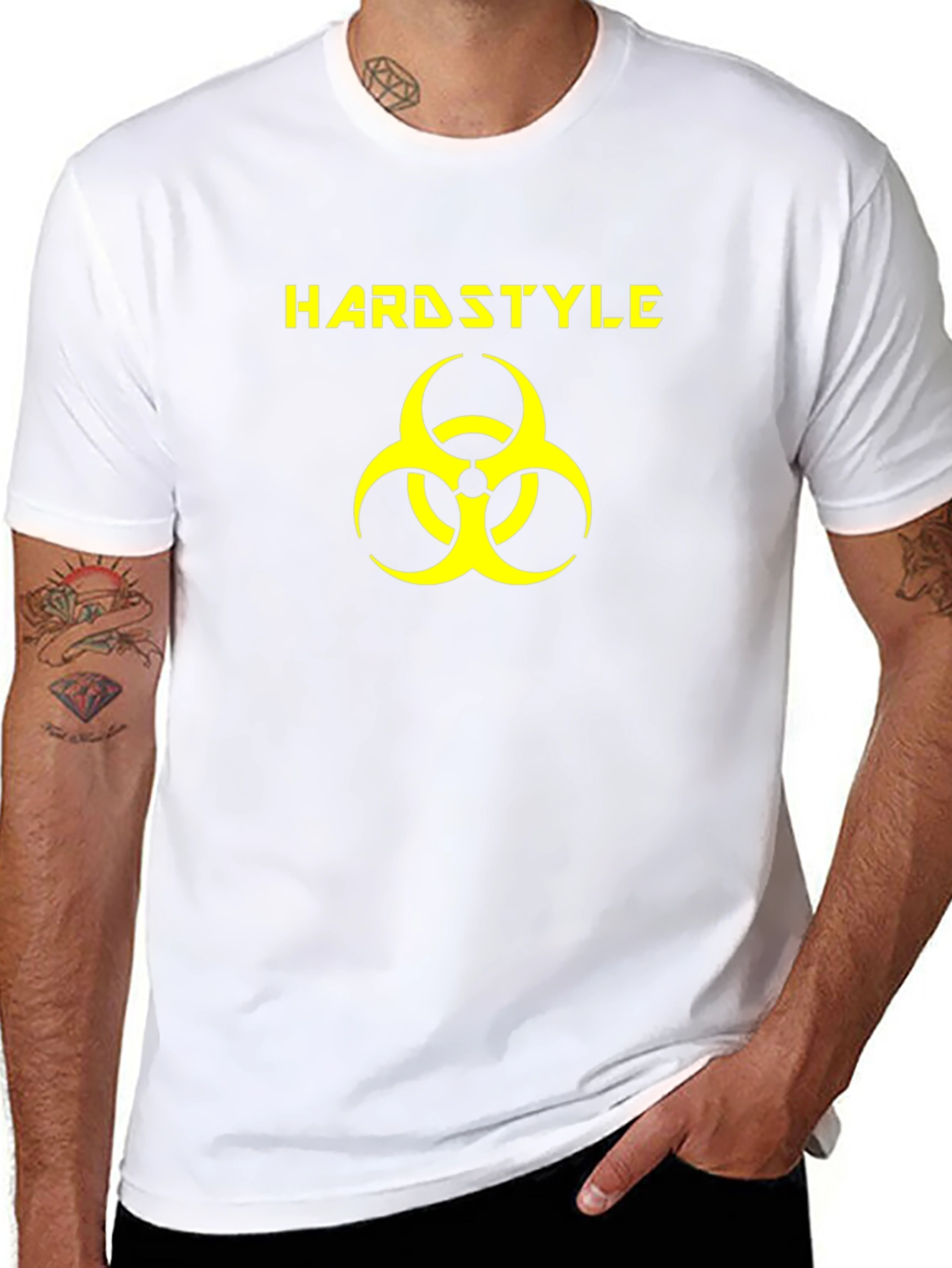 Hardstyle Biohazard Graphic T-Shirt - Black