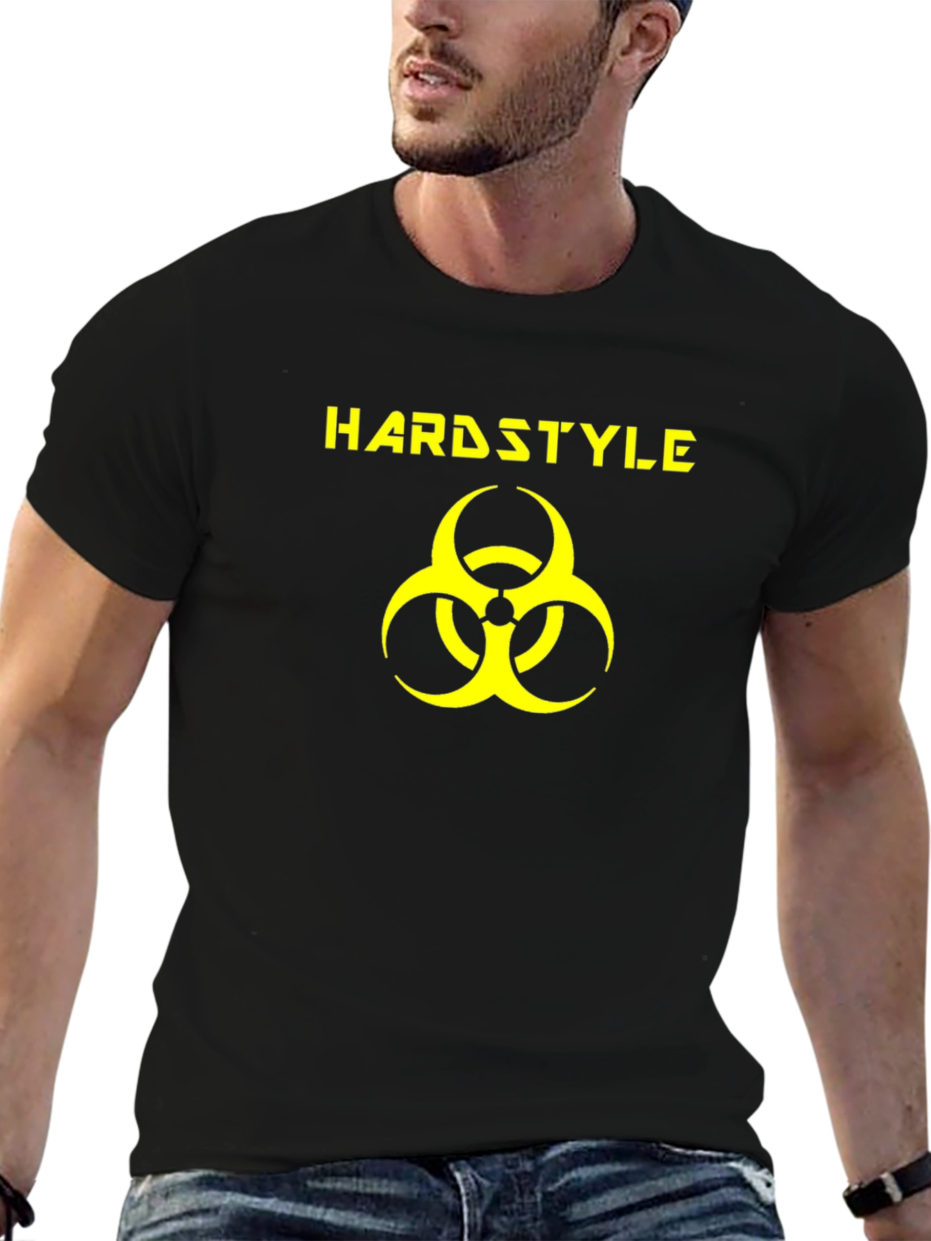 Hardstyle Biohazard Graphic T-Shirt - Black