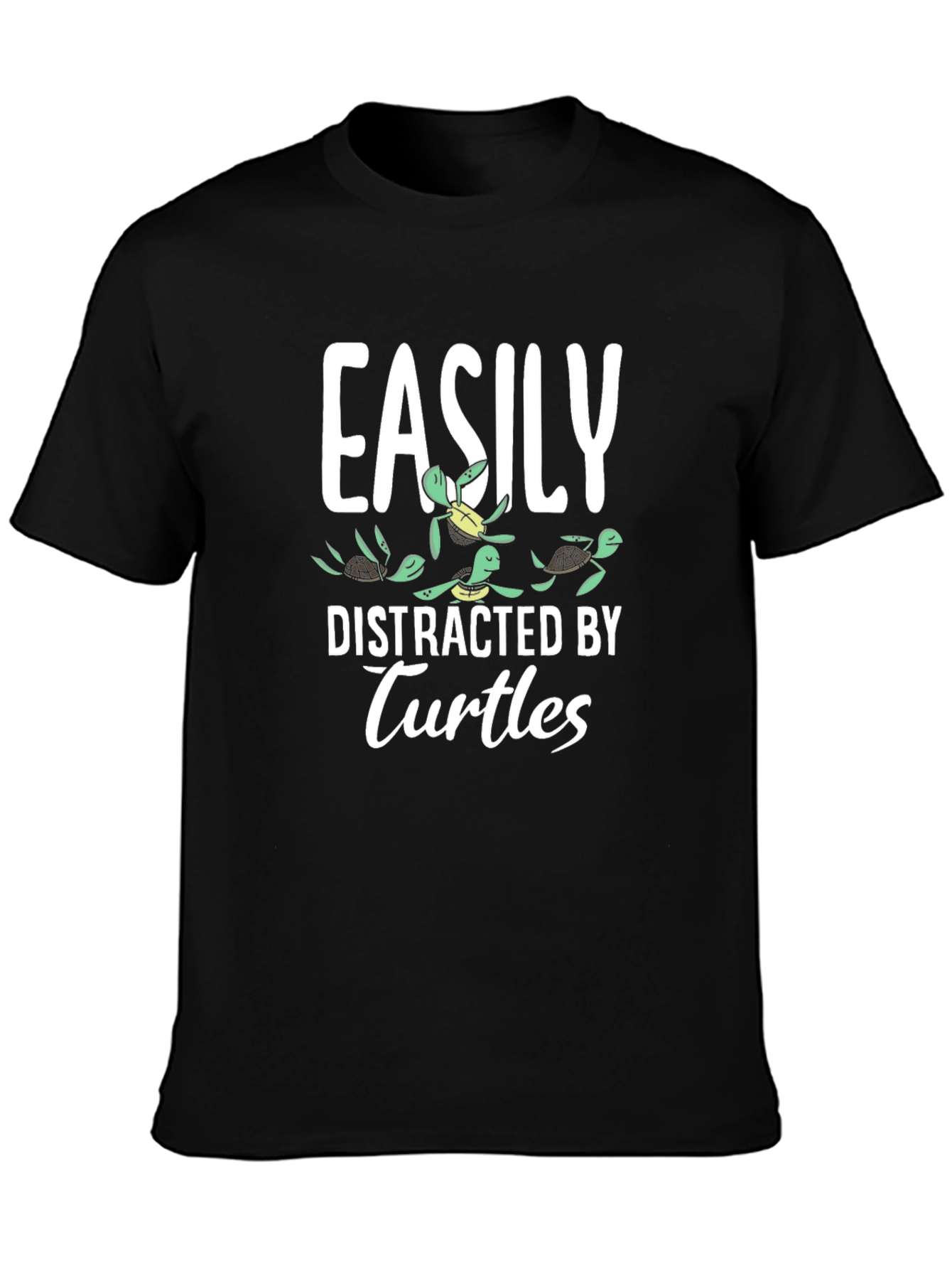 Easily Distracted by Turtles Graphic Tee