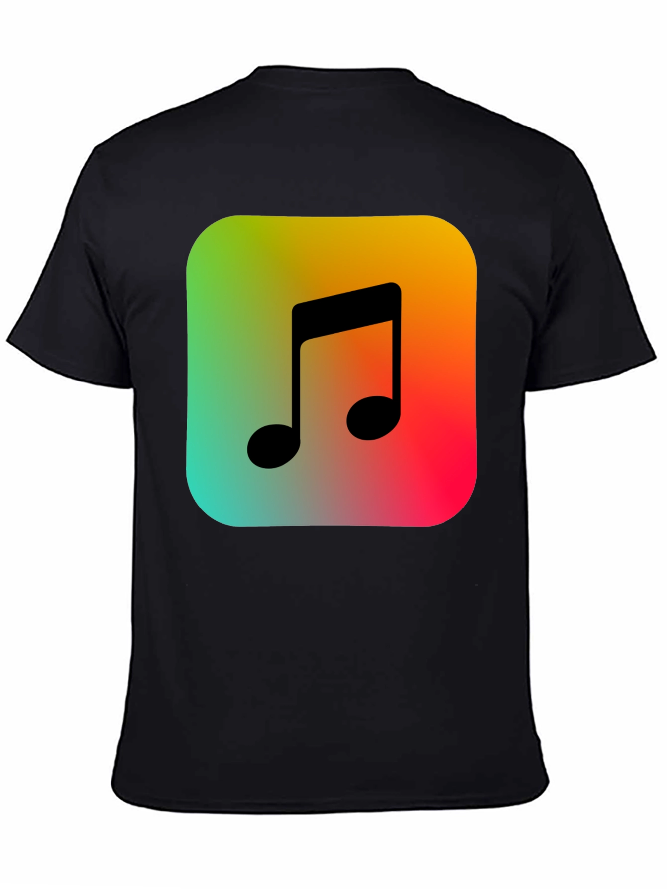 Musical Note Graphic Tee - Trendy Music Lover T-Shirt