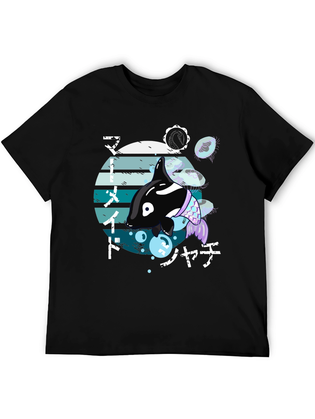 Orca Japanese Art T-Shirt