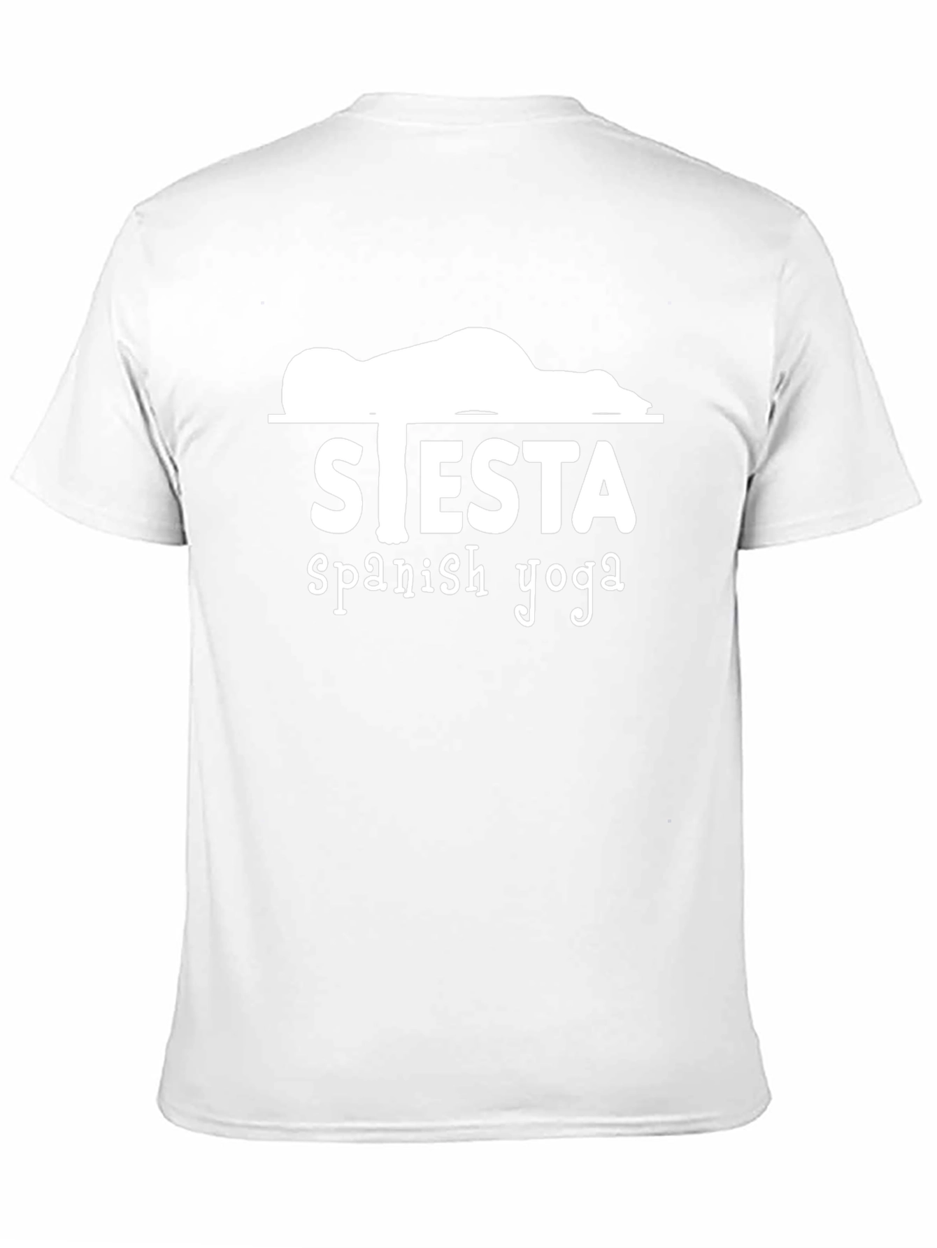 Siesta Spanish Yoga Graphic Tee - Funny Relax T-Shirt