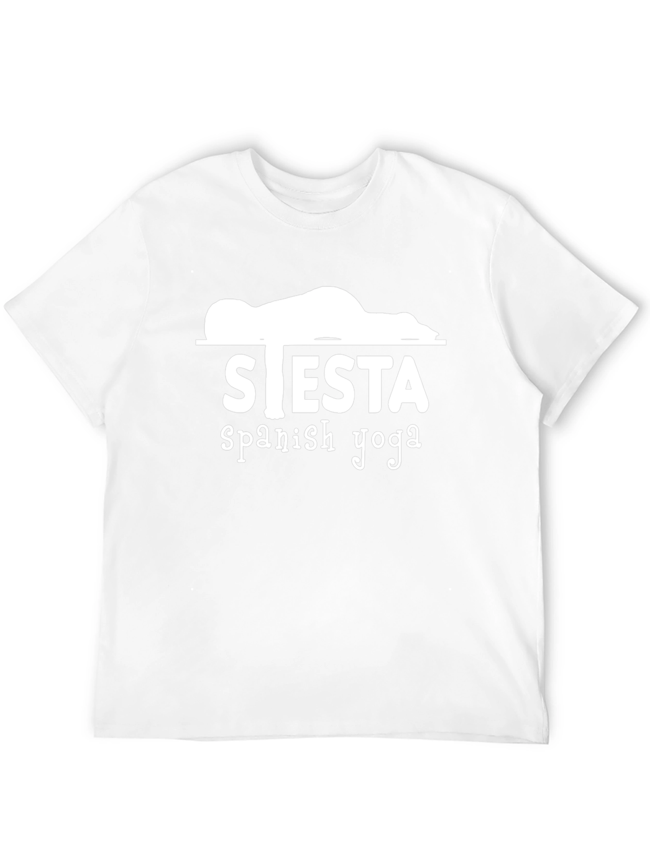 Siesta Spanish Yoga Graphic Tee - Funny Relax T-Shirt
