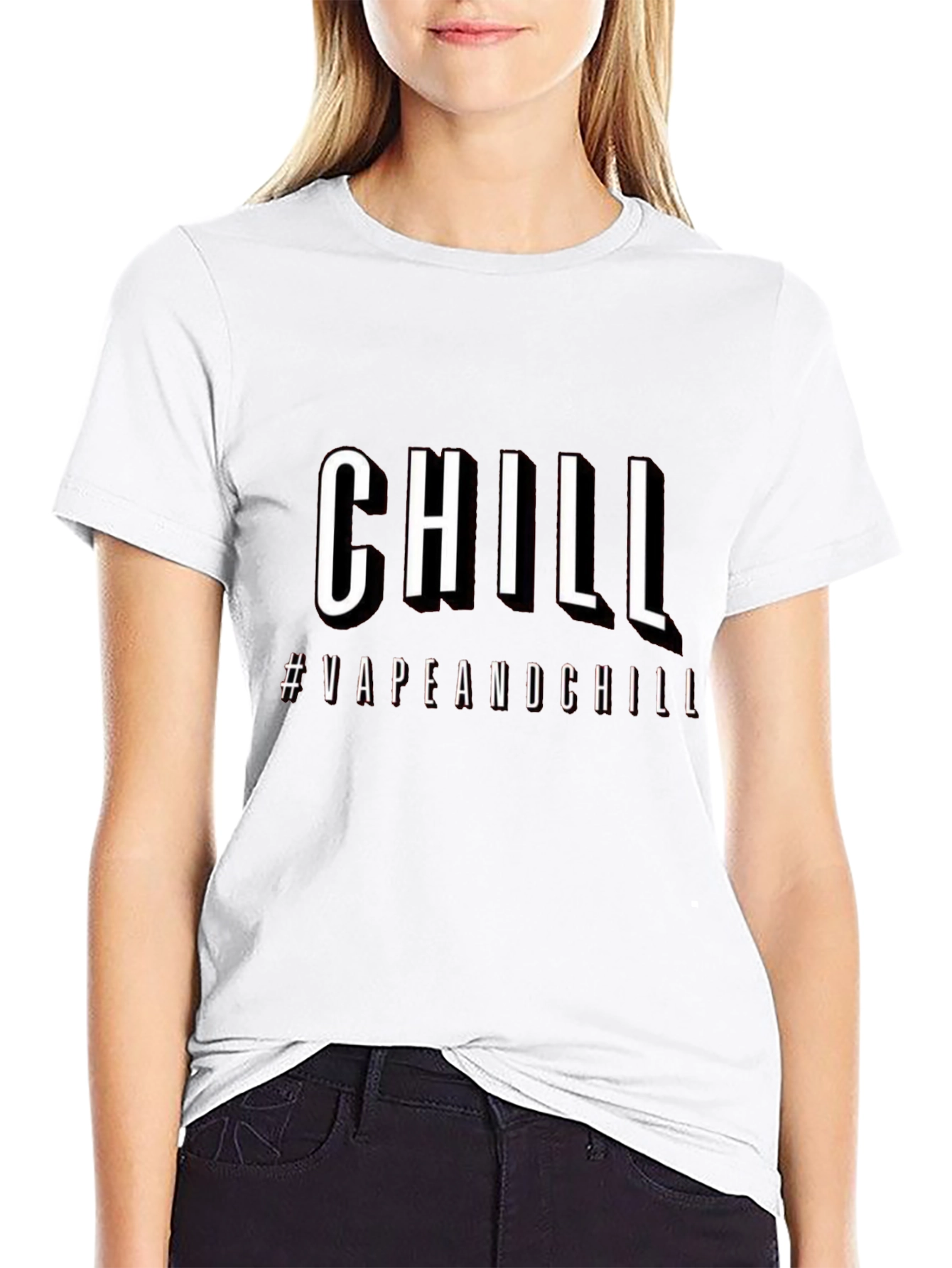Chill #VapeAndChill Graphic T-Shirt