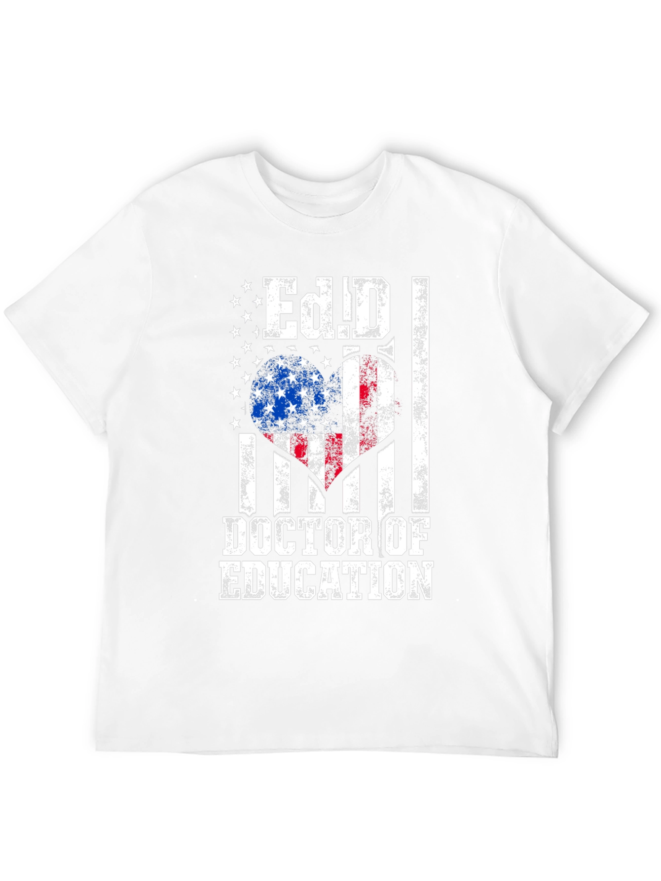 Ed.D. Doctor of Education American Flag T-Shirt