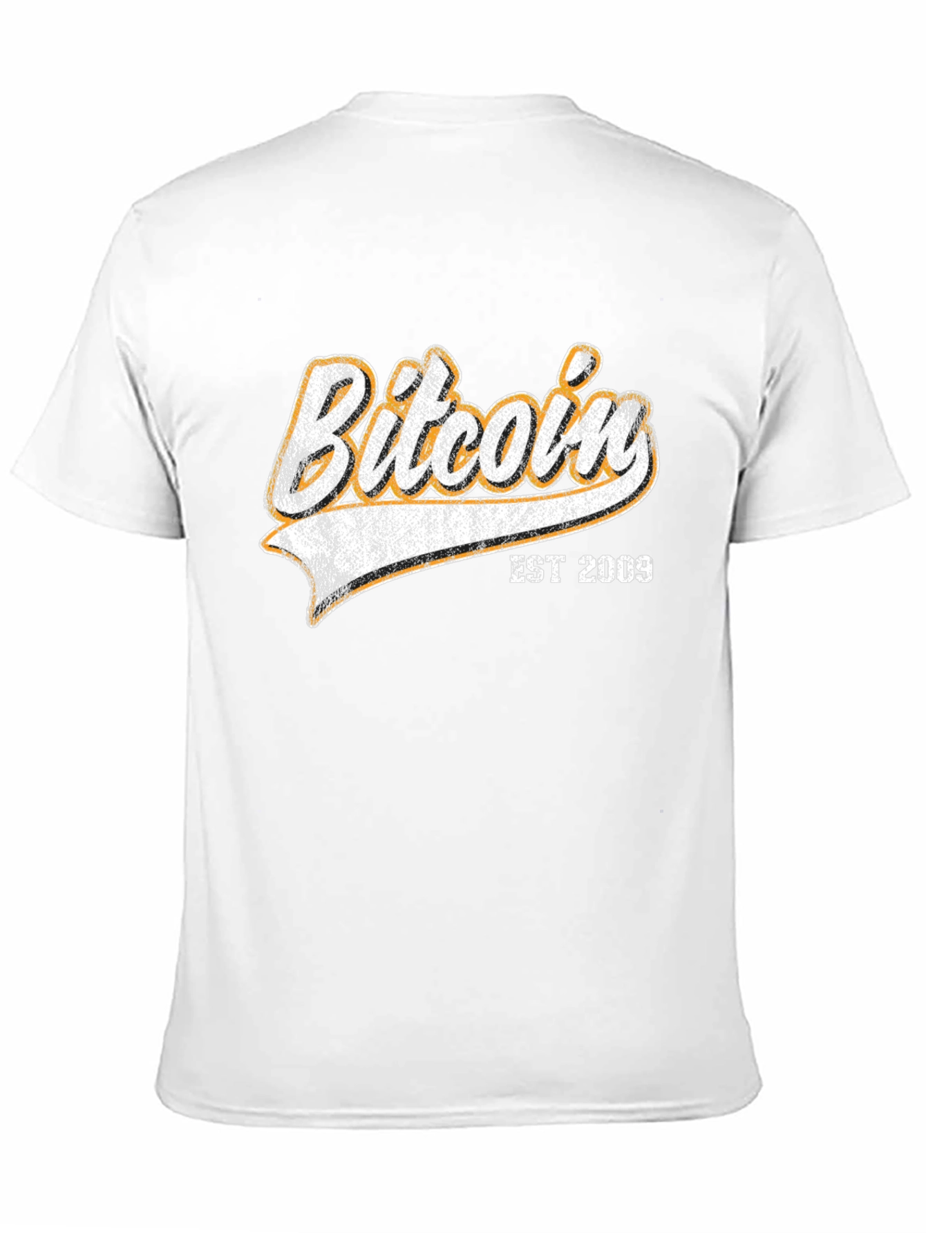 Bitcoin EST 2009 Black Graphic T-Shirt