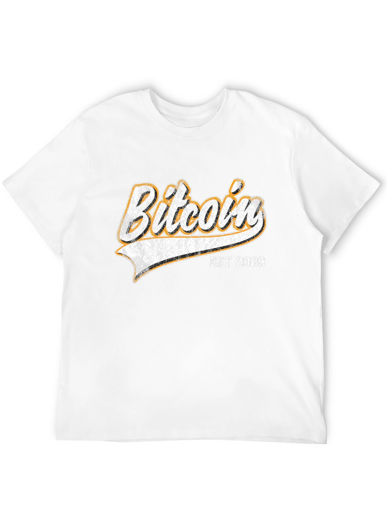 Bitcoin EST 2009 Black Graphic T-Shirt