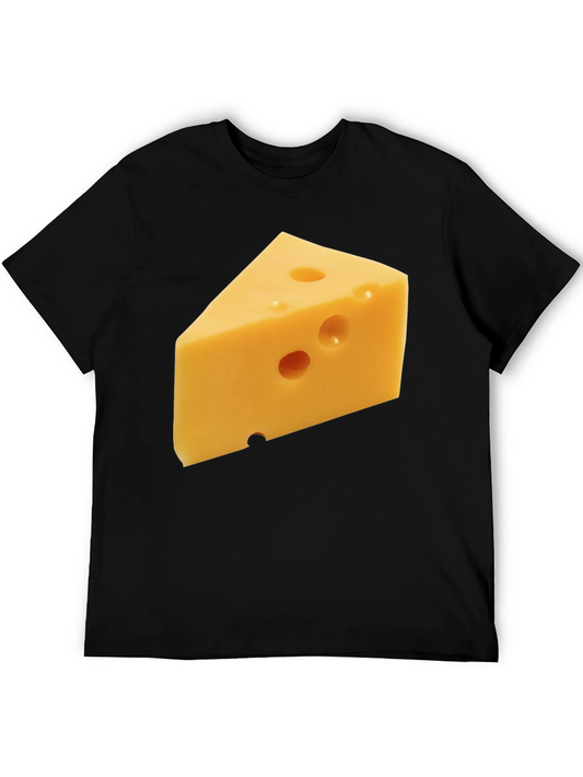 Cheese Lovers T-Shirt: Swiss Slice Design