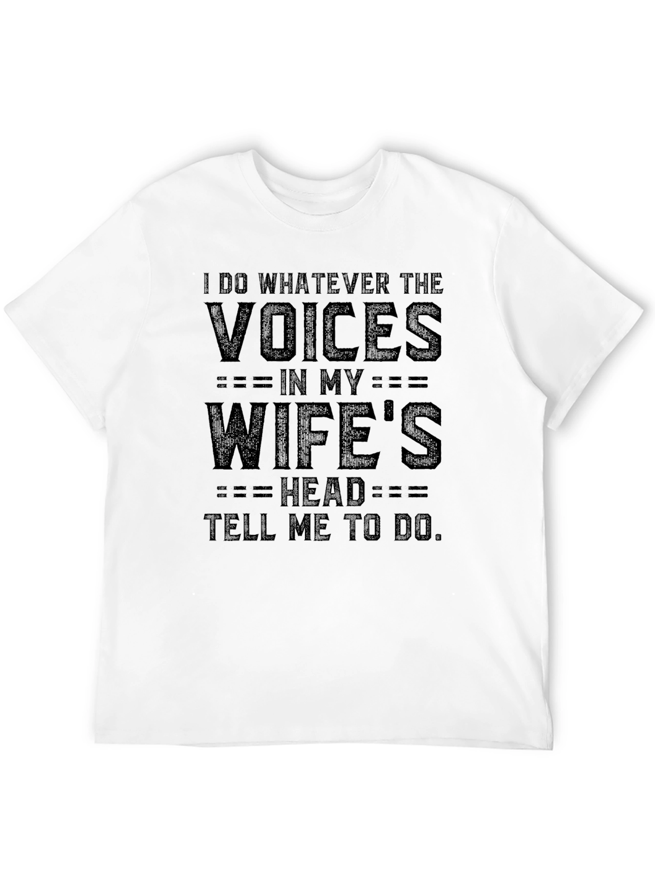 Funny Wifes Voices Graphic T-Shirt