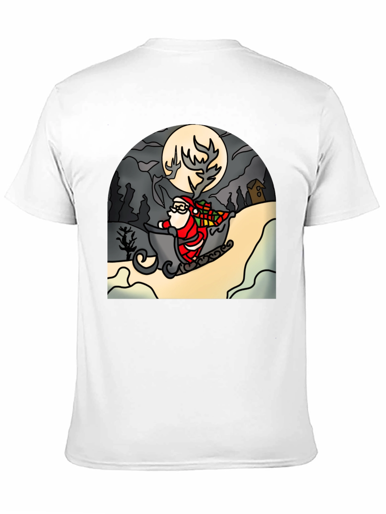 Santa Sleigh T-Shirt - Holiday Cheer