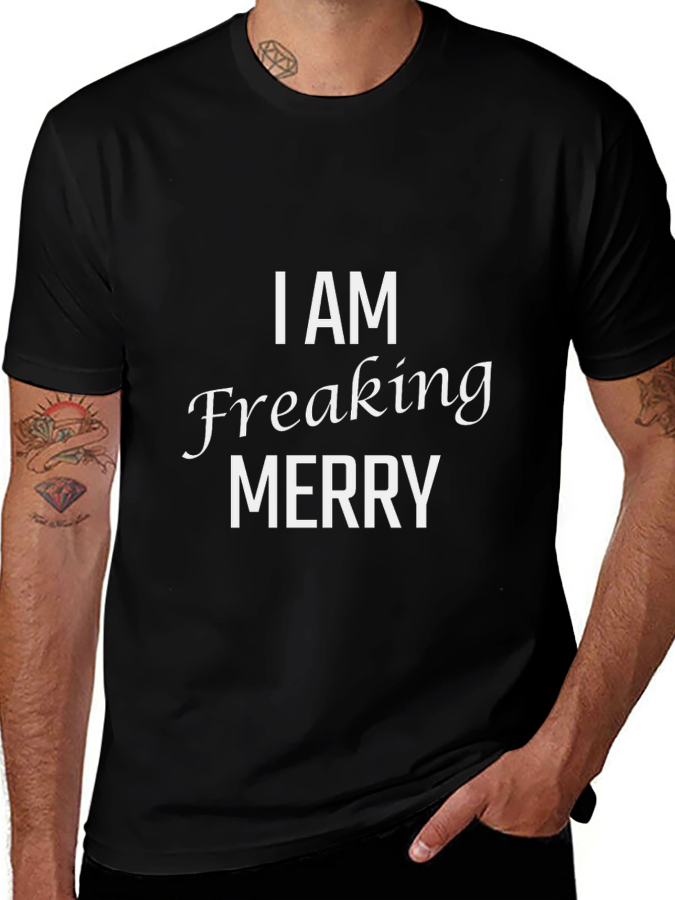 I AM Freaking Merry Graphic T-Shirt