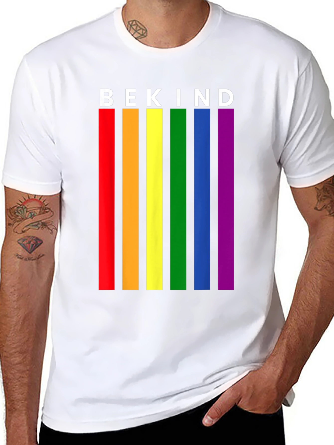 Be Kind Pride T-Shirt - Rainbow Equality