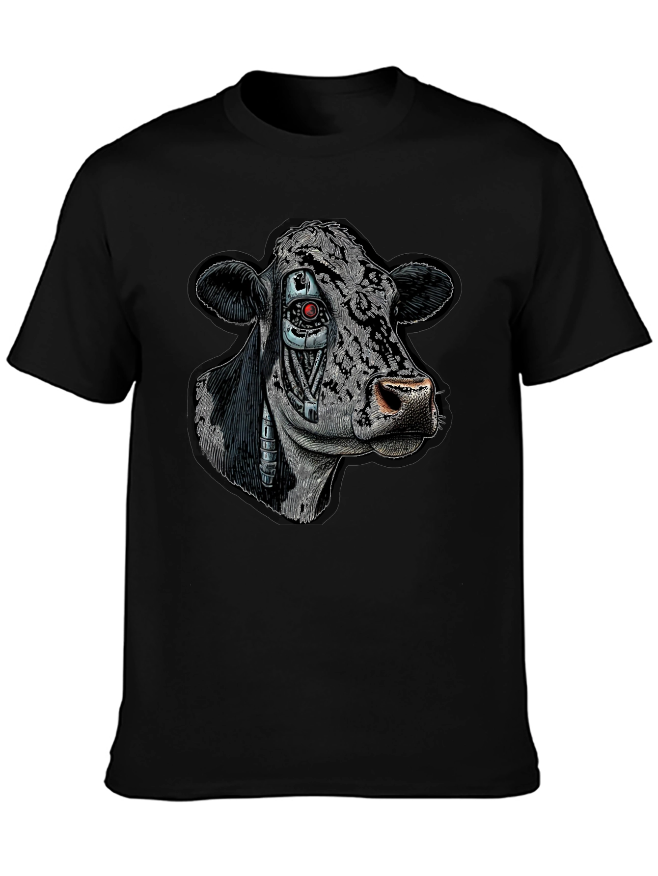 Cyber Cow Graphic T-Shirt