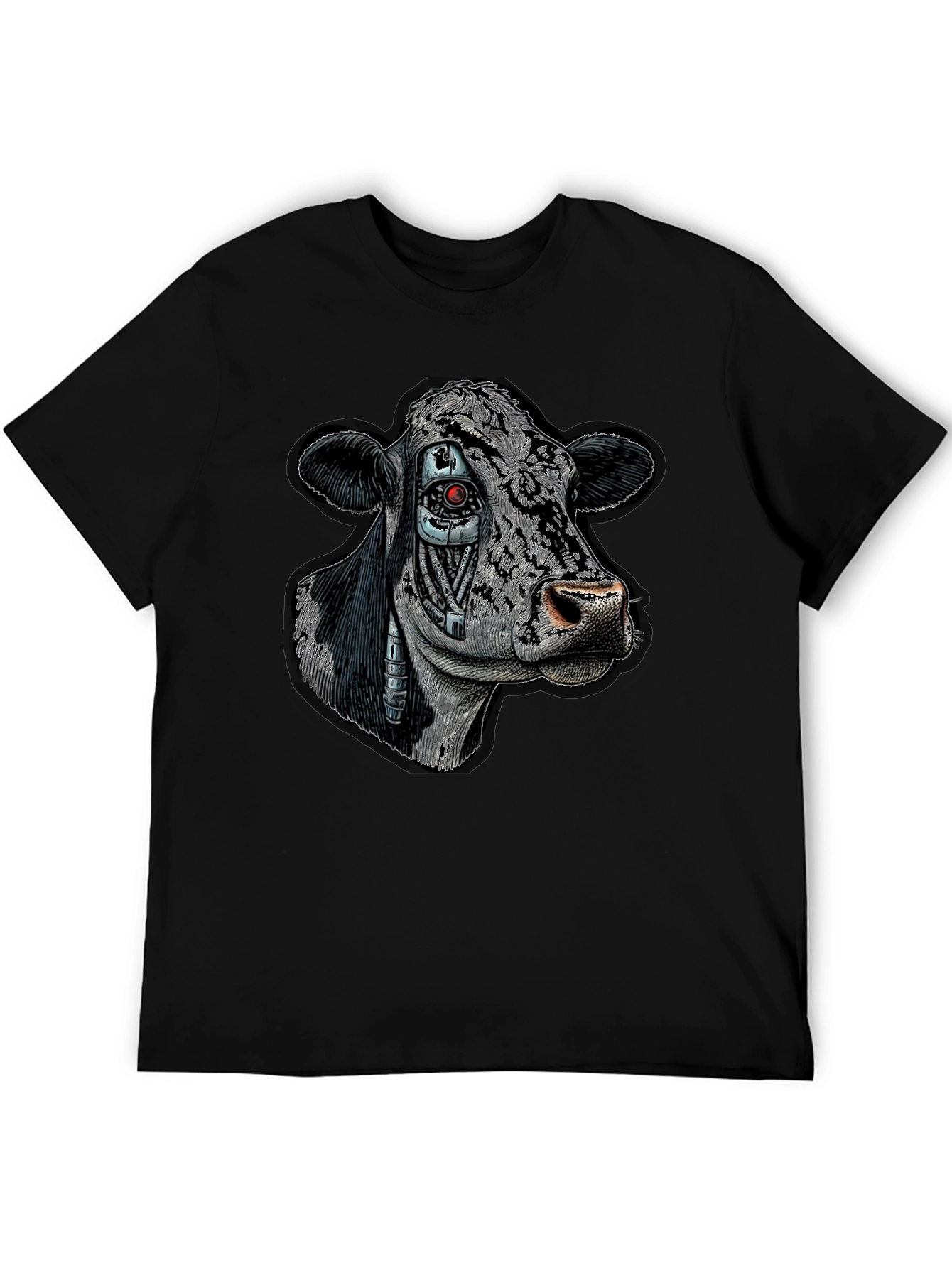 Cyber Cow Graphic T-Shirt