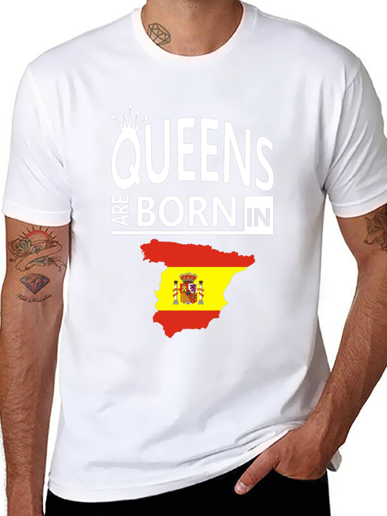 Queens Born In Spain T-Shirt