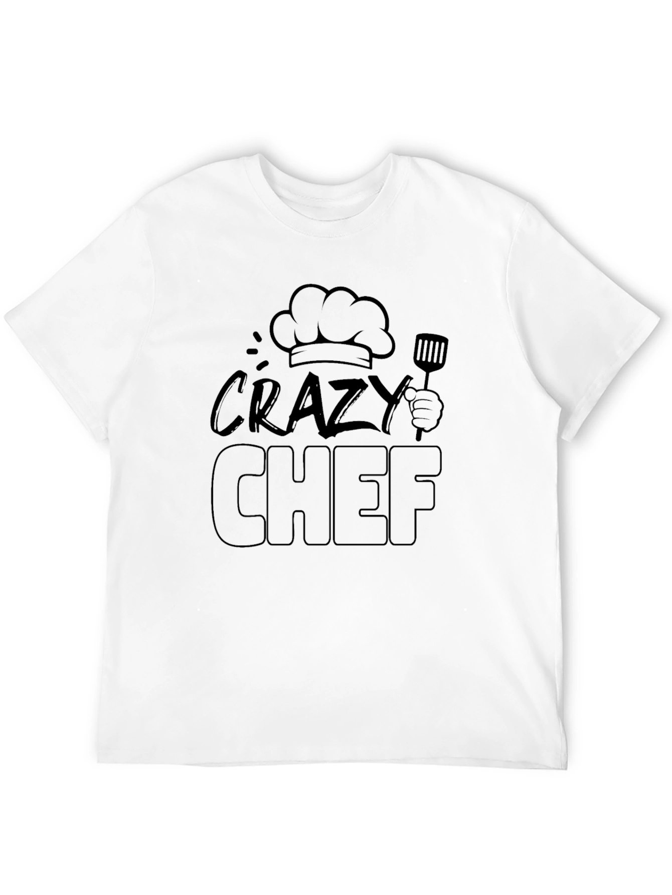 Crazy Chef Black T-Shirt