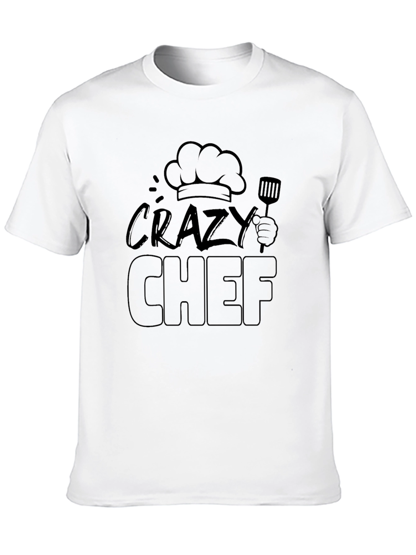 Crazy Chef Black T-Shirt