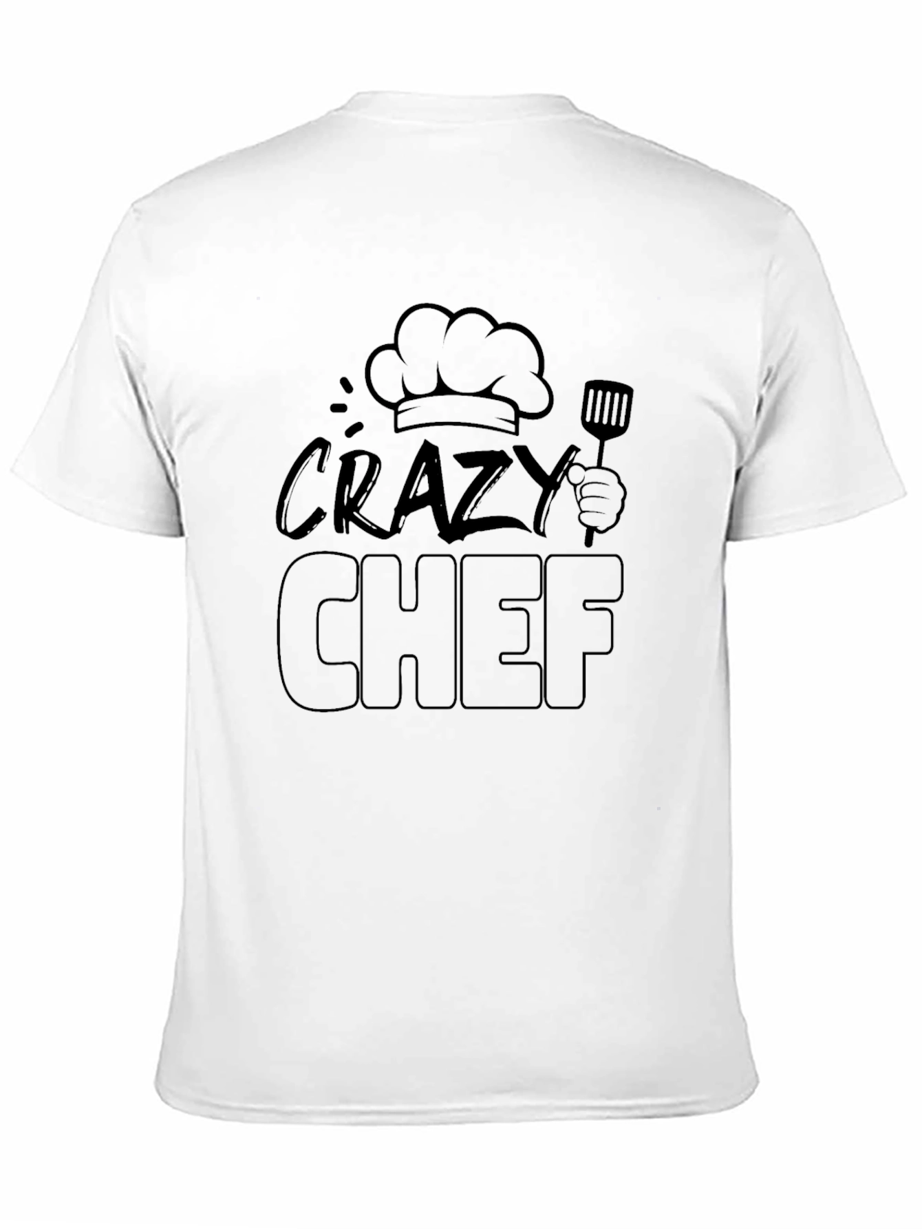 Crazy Chef Black T-Shirt
